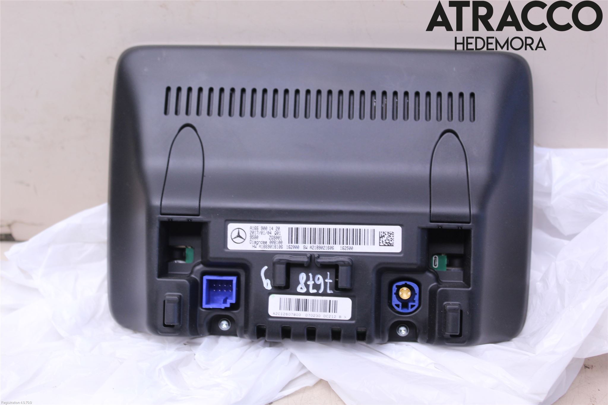 Mercedes-Benz MB CLA-KLASS (C117/X117) 13-19 Instr Skjerm Dvd-Gps-Ac-Tlf