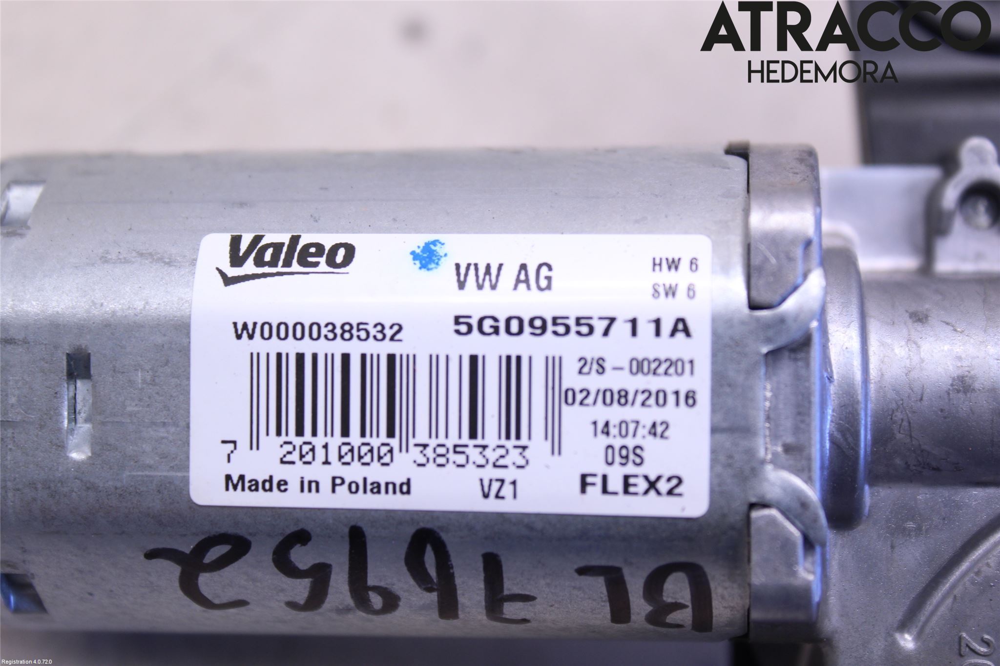 Volkswagen VW GOLF / E-GOLF VII 13-20 Viskermotor Bakluke