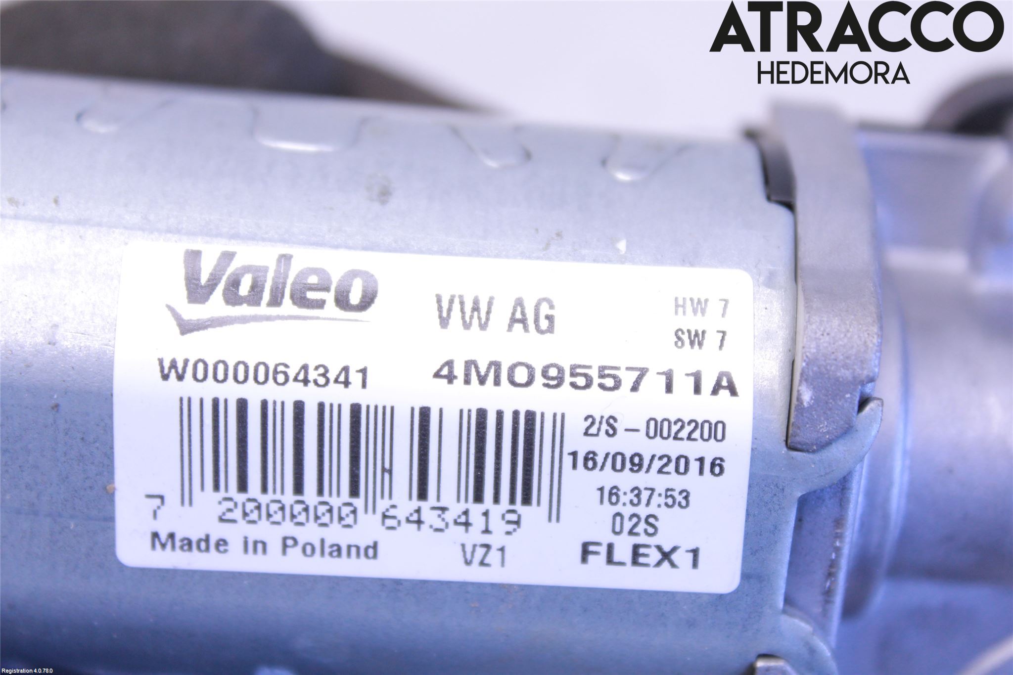 Audi A4/S4 B9 16-19 Viskermotor Bakluke