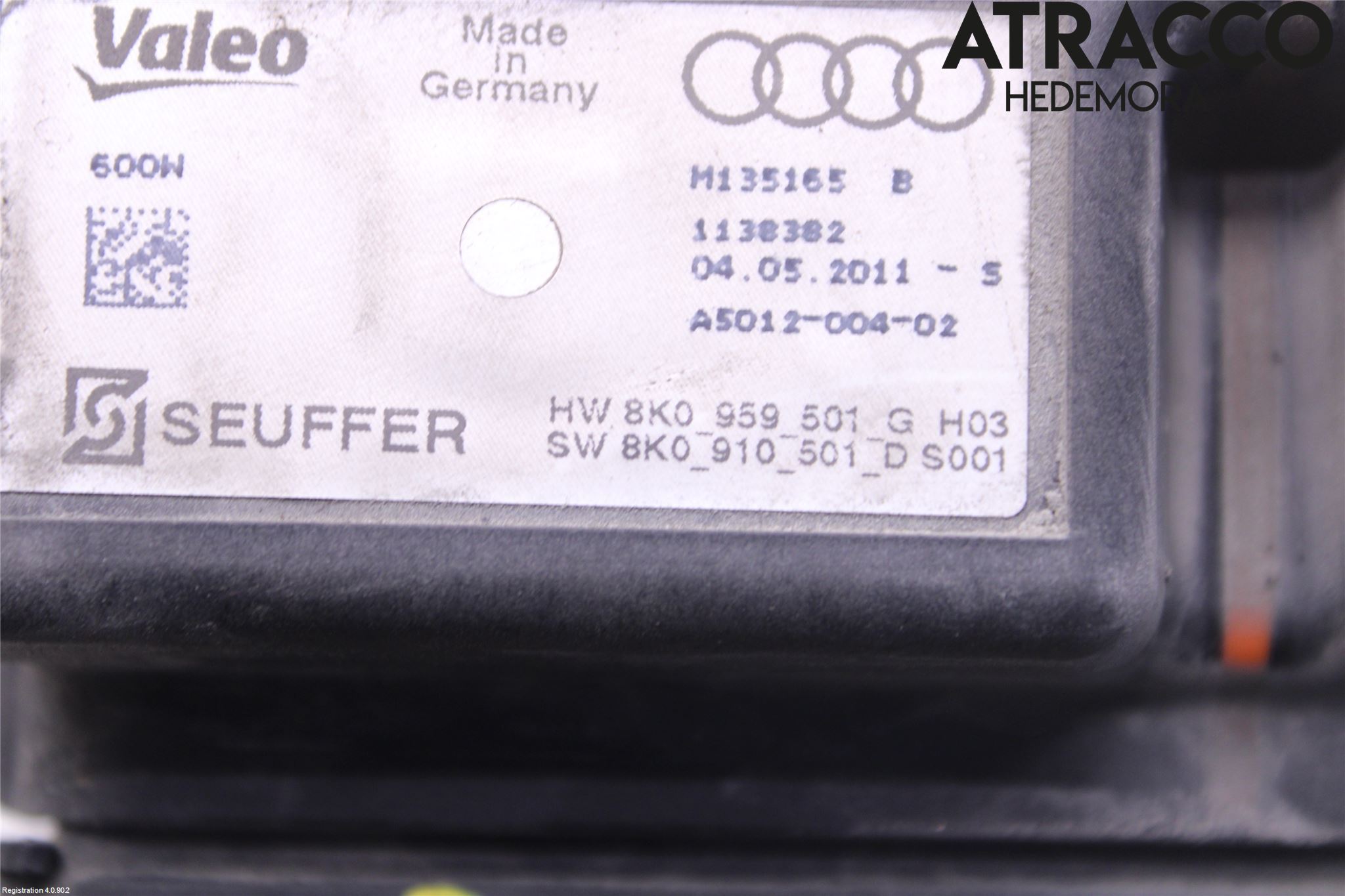 Audi A4/S4 08-11 Rele Kjølevifte