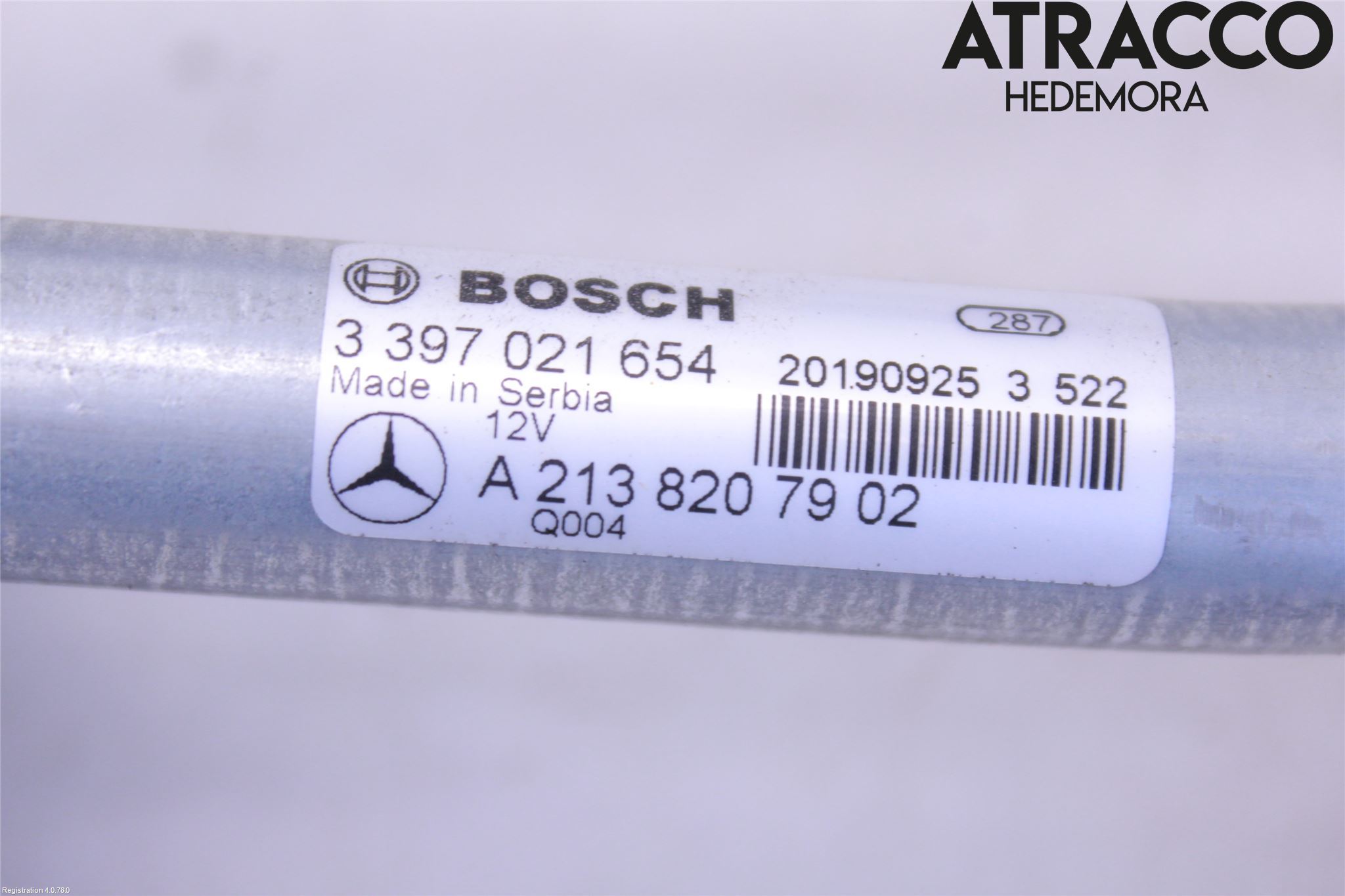 Mercedes-Benz MB E-KLASS (W213) 16-23 Viskeroverføring Frontrute