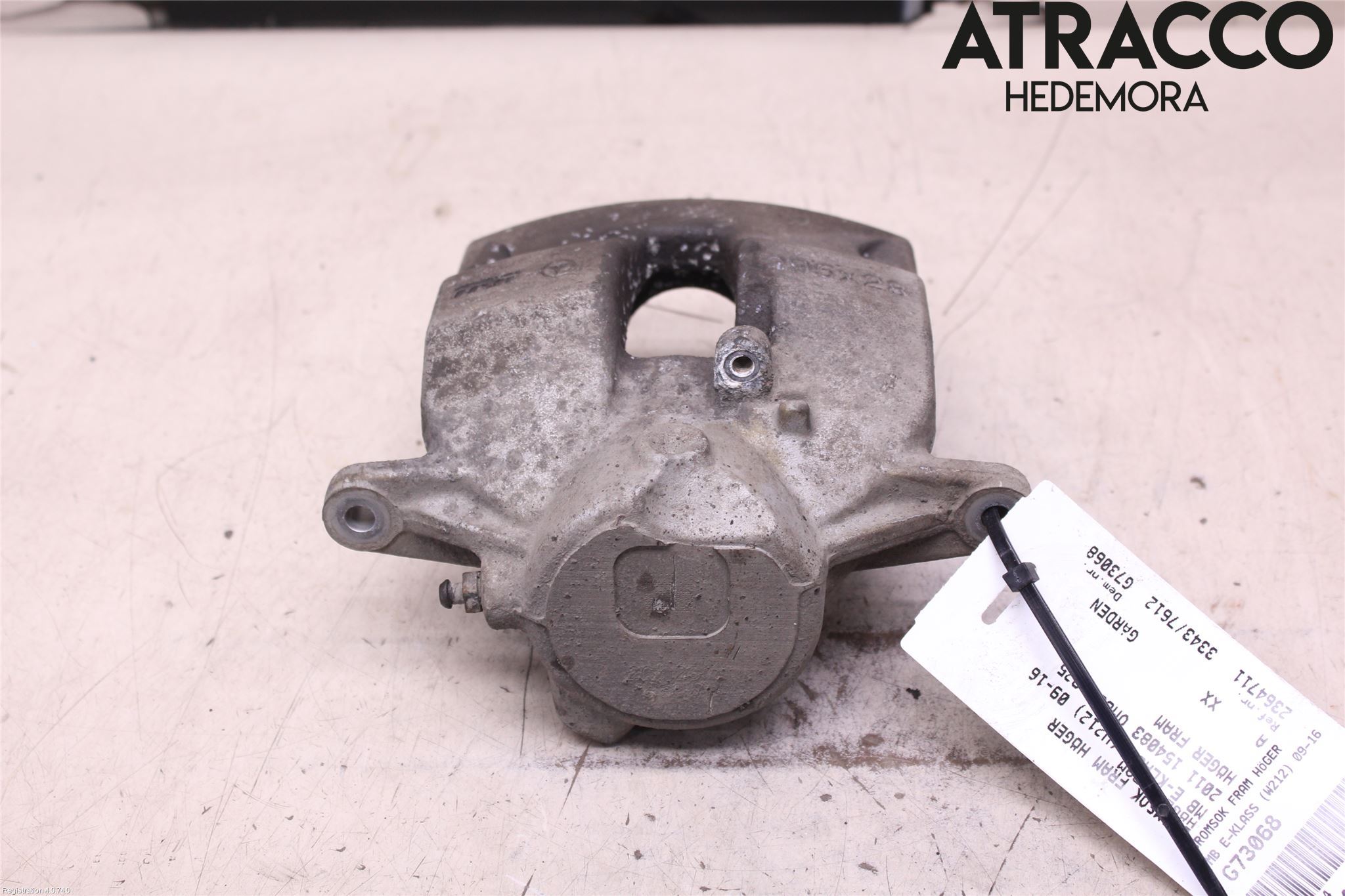 Mercedes-Benz MB E-KLASS (W212) 09-16 Bremsecaliper Foran Høyre