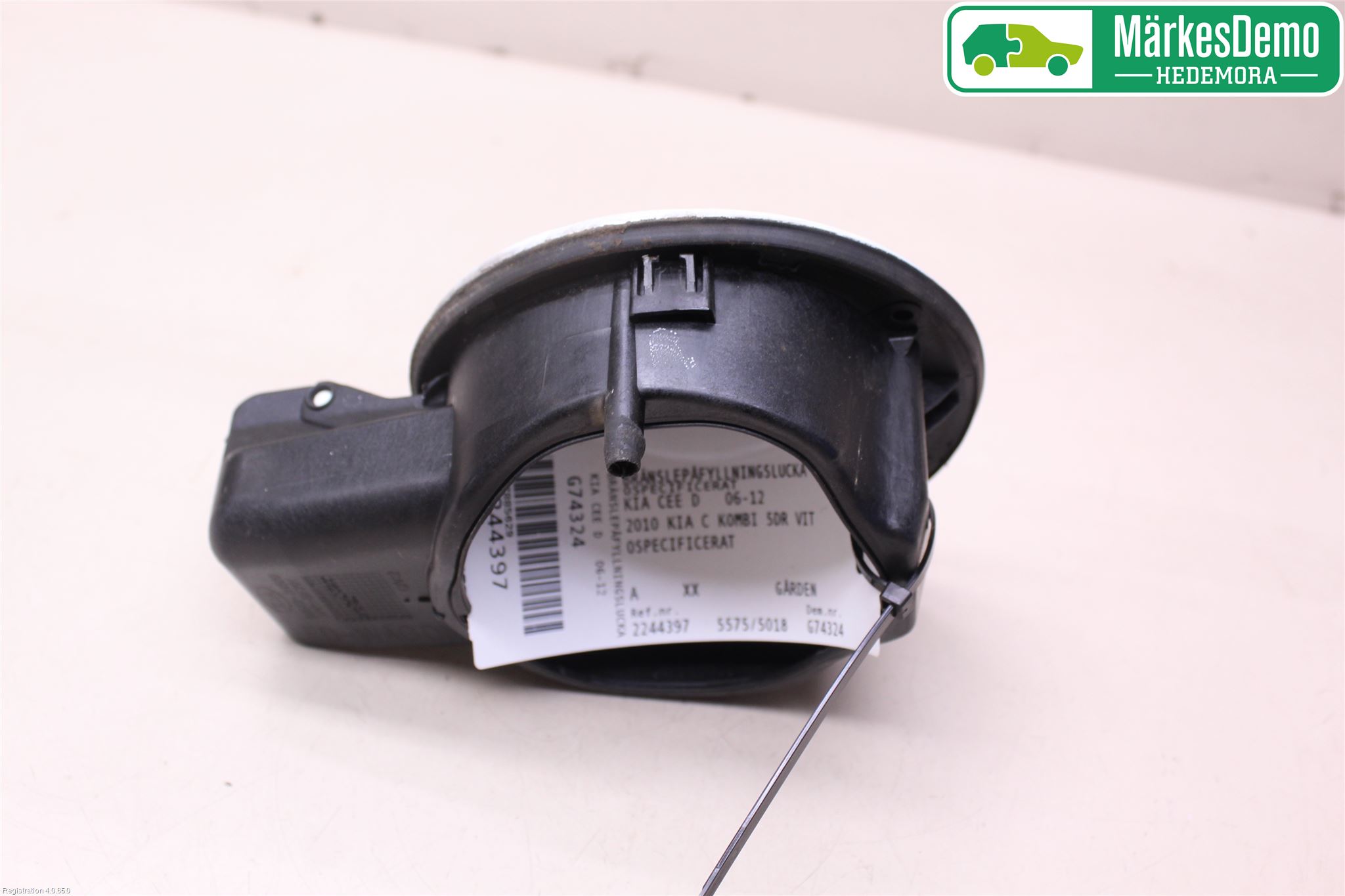 Kia CEED 06-12 Drivstoff Tankluke
