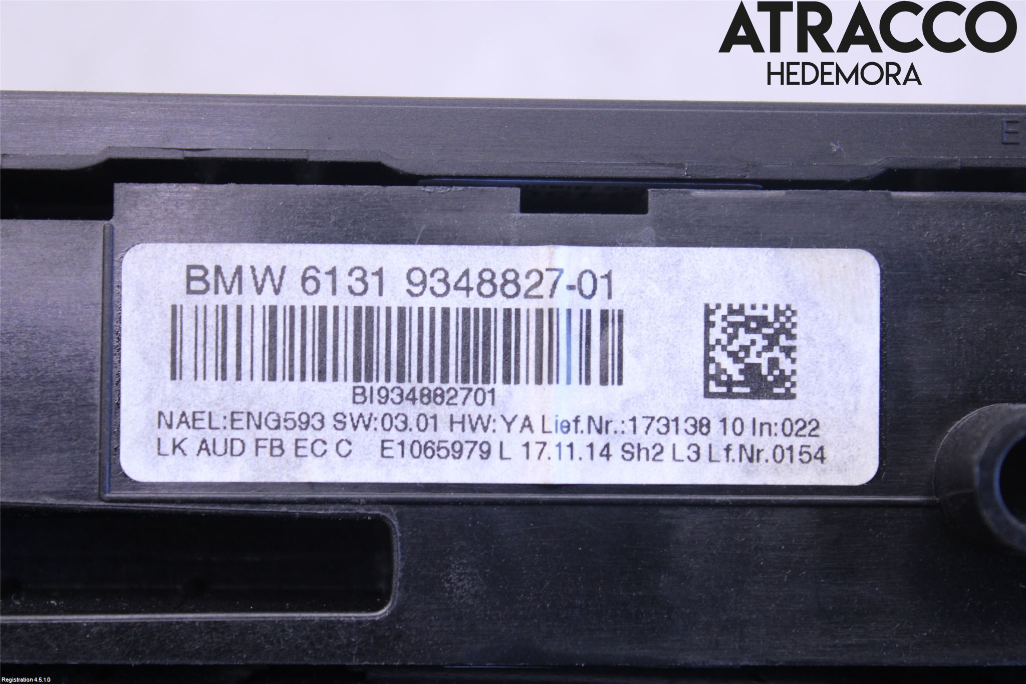 BMW 4 F32/F33/F82/F83 13-20 Stereo Radio Med Cd