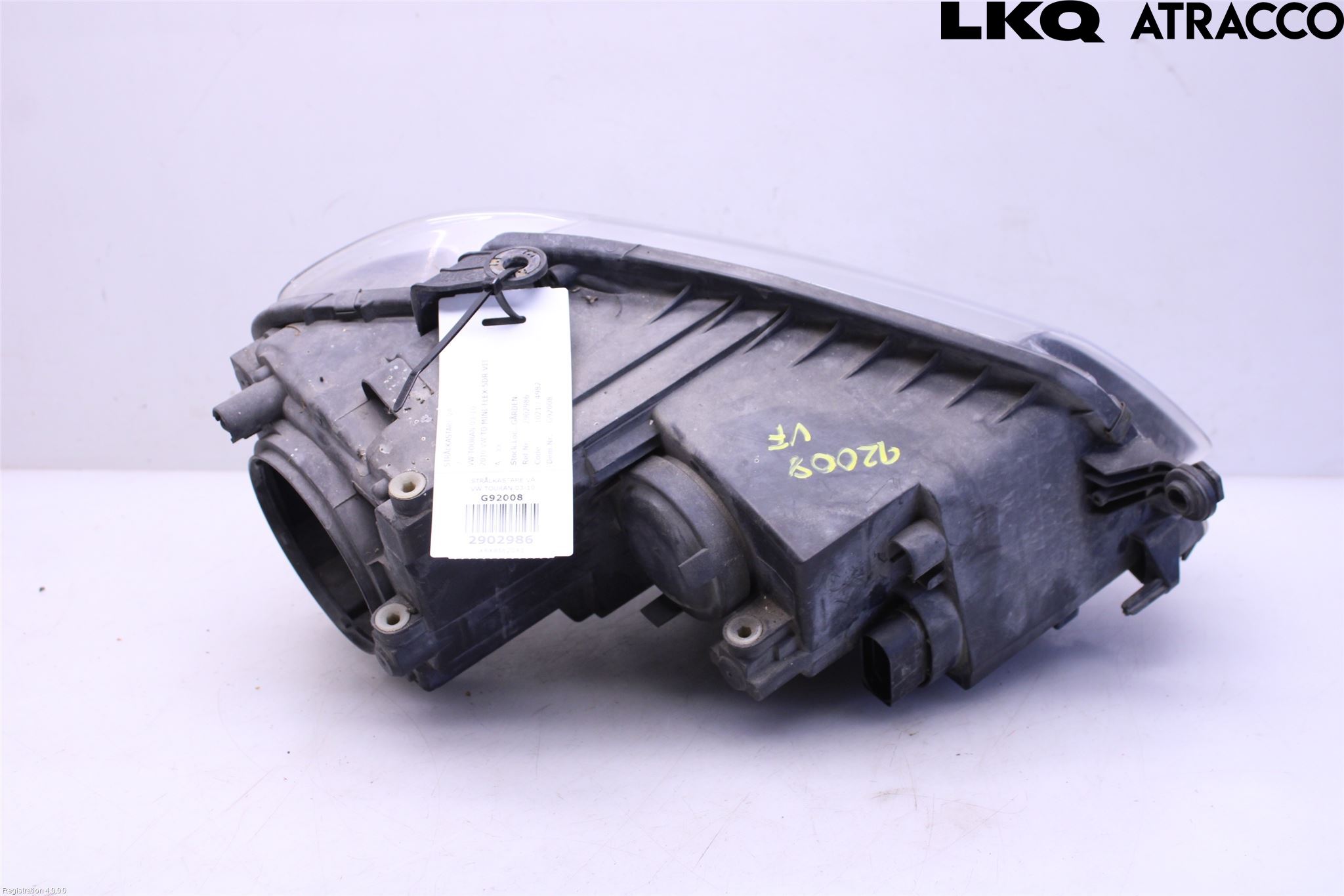 Volkswagen VW TOURAN 03-10 Frontlykt Venstre