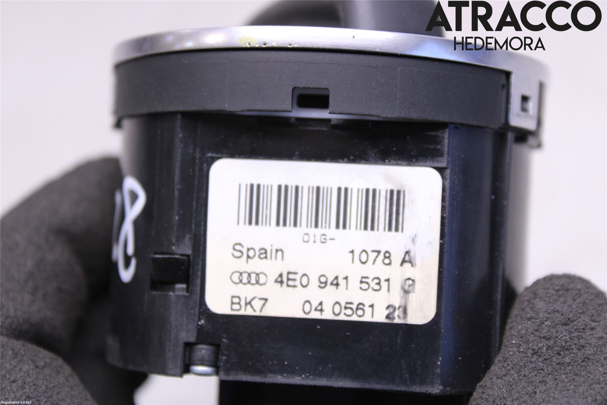 Audi A8/S8 4E  02-09 Bryter Hovedlys