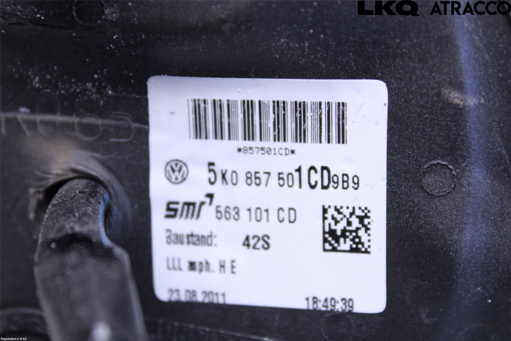 Volkswagen VW GOLF VI 09-13 Speil V M-El Justering