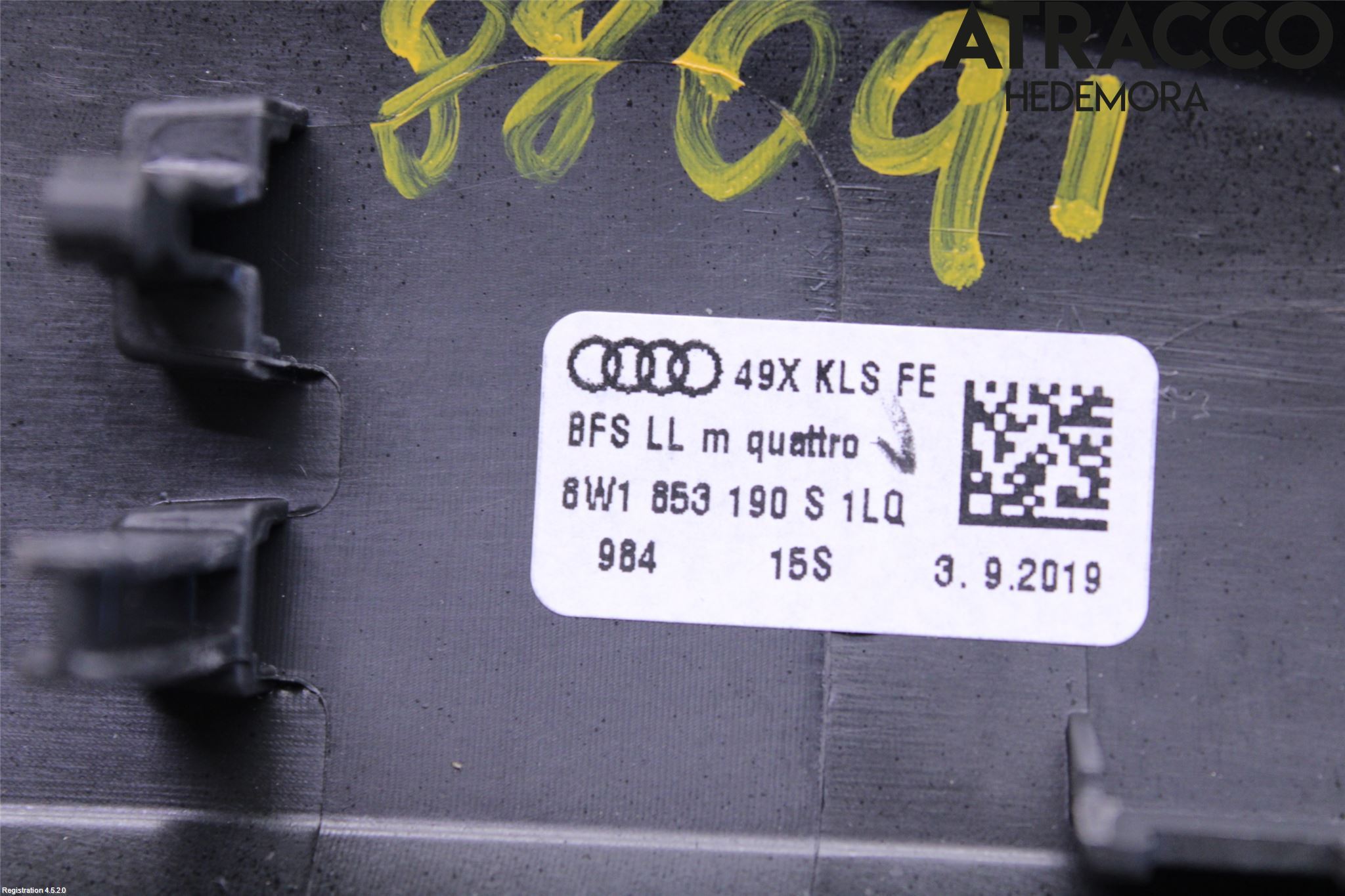 Audi A4/S4 B9 16-19 Innr Dekor Instrbord