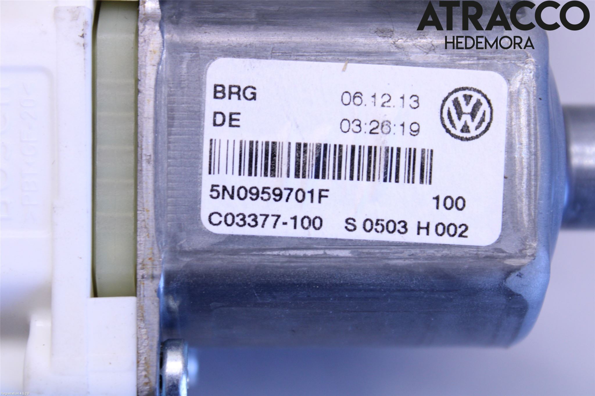 Volkswagen VW TIGUAN 07-16 Vindusheismotor