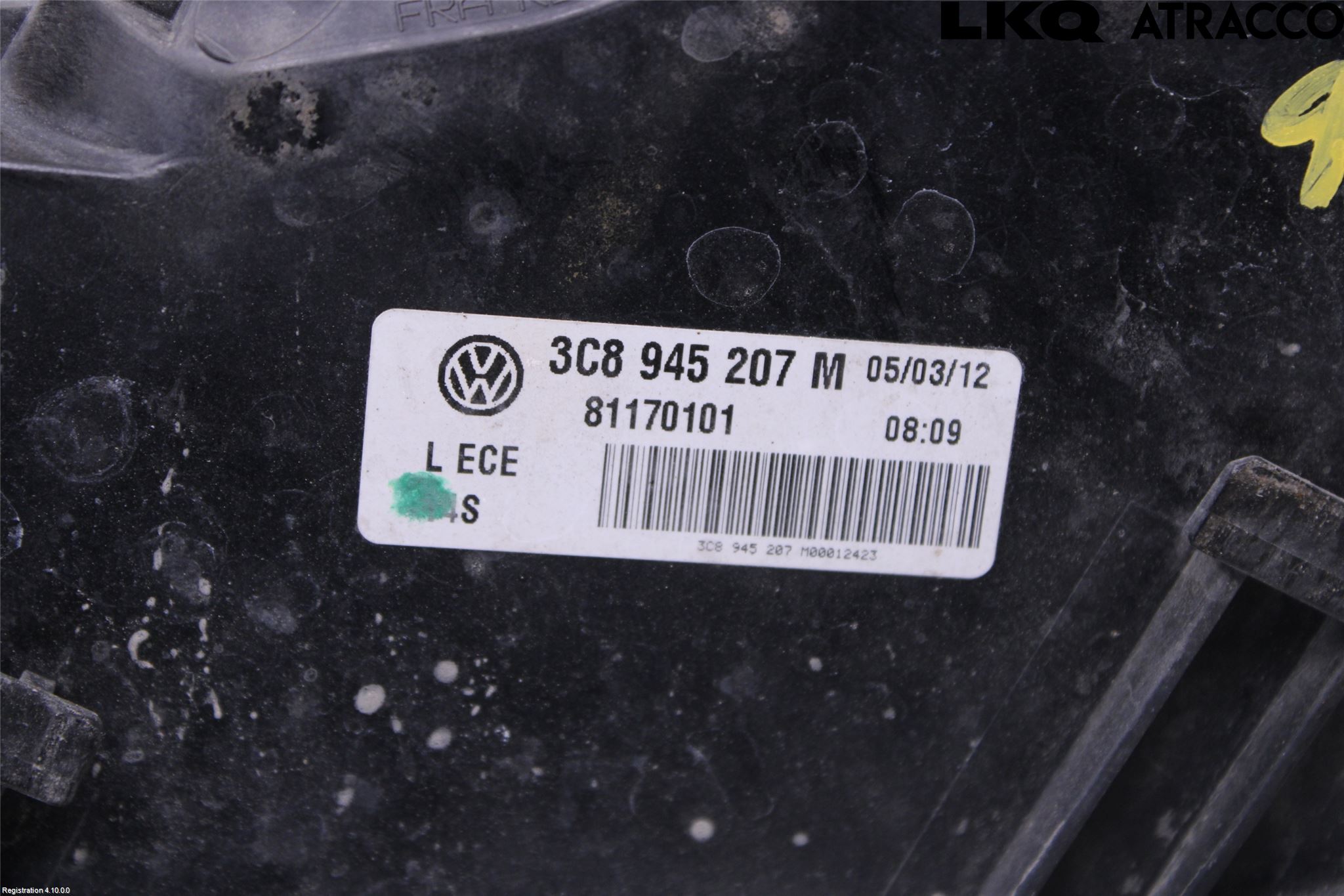 Volkswagen VW PASSAT CC 08-16 Baklykt Venstre