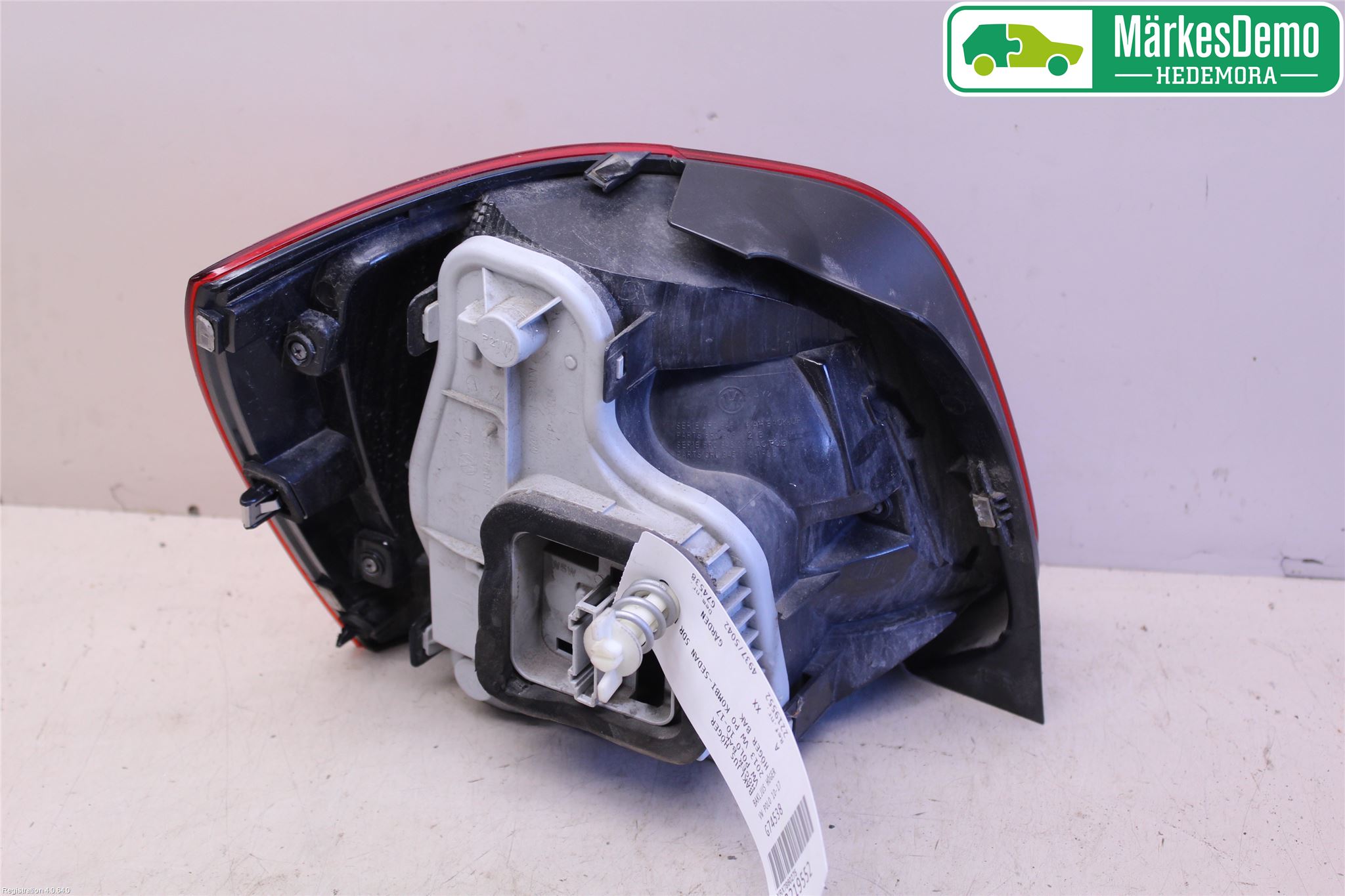 Volkswagen VW POLO 10-17 Baklykt Høyre