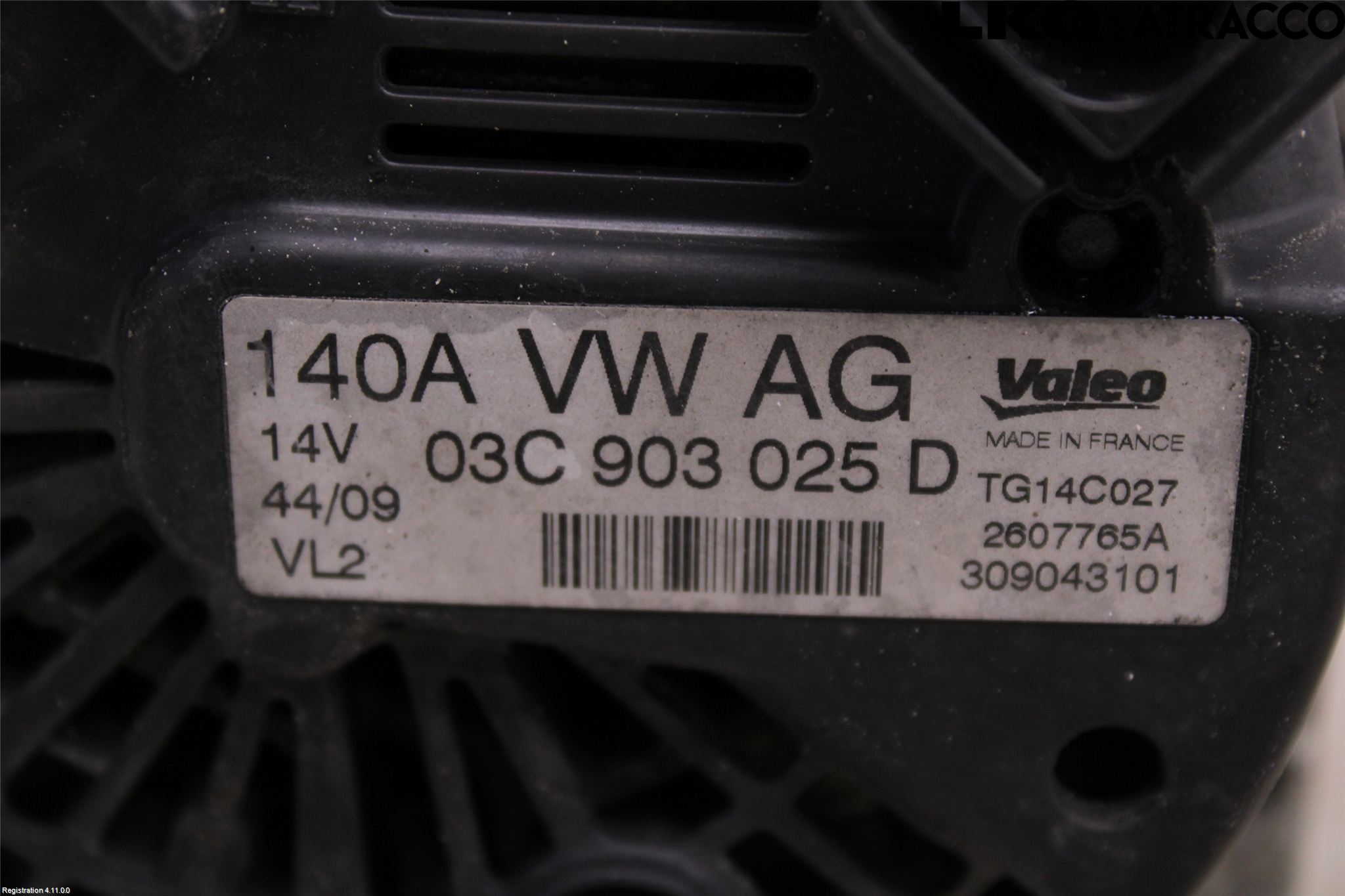 Volkswagen VW TOURAN 03-10 Dynamo