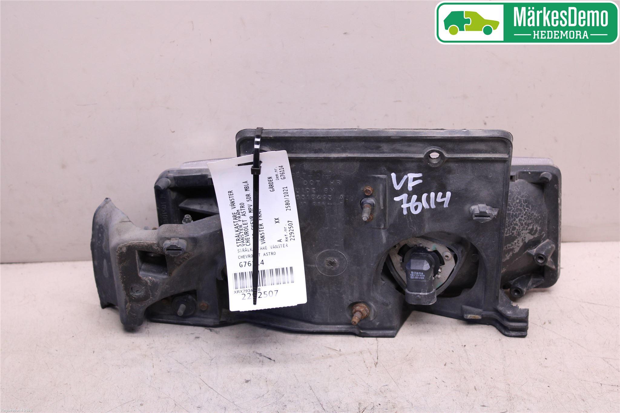 Chevrolet ASTRO Frontlykt Venstre