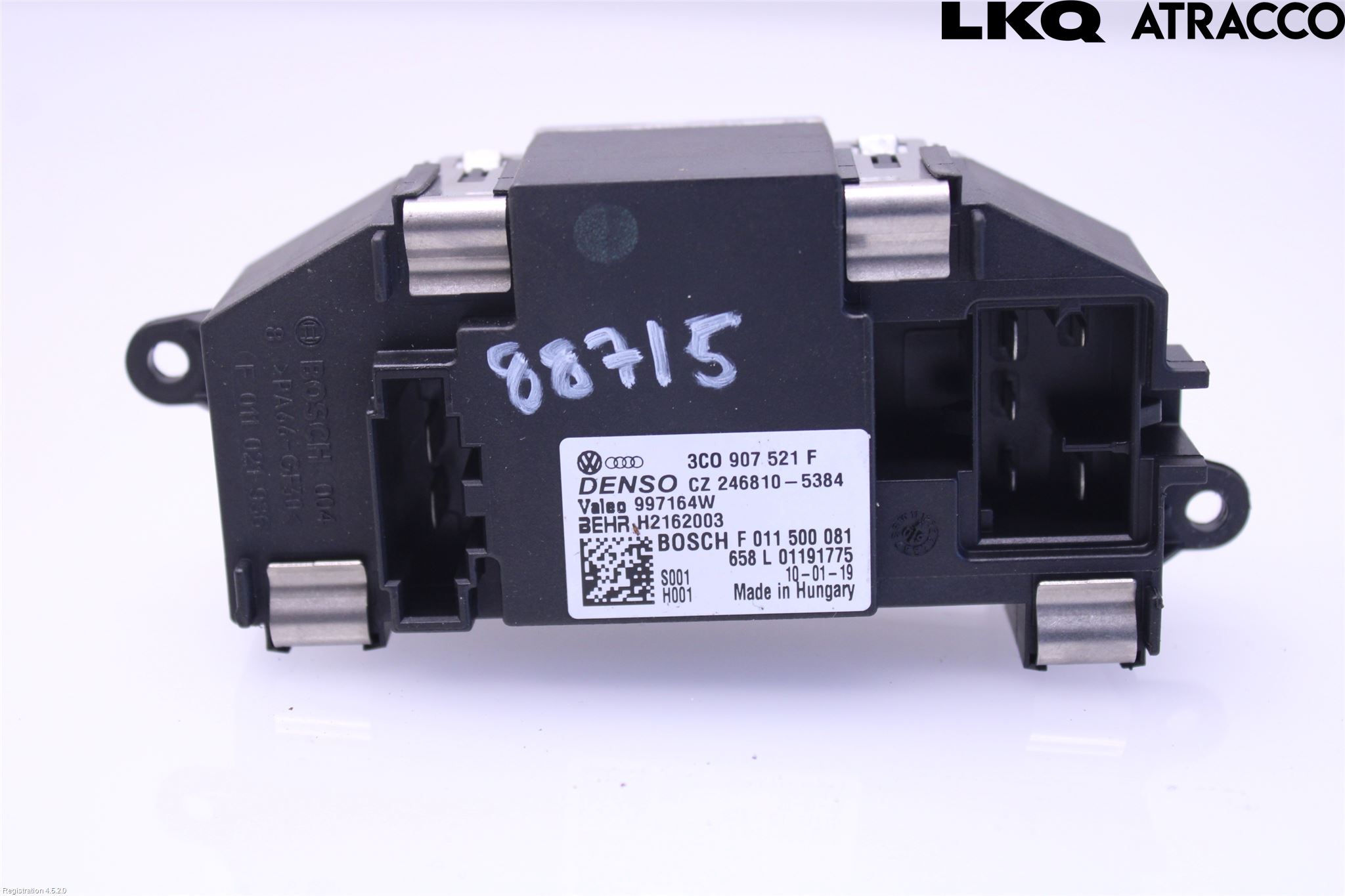 Skoda OCTAVIA (1Z) 05-13 Varmeapparat Viftemotstand