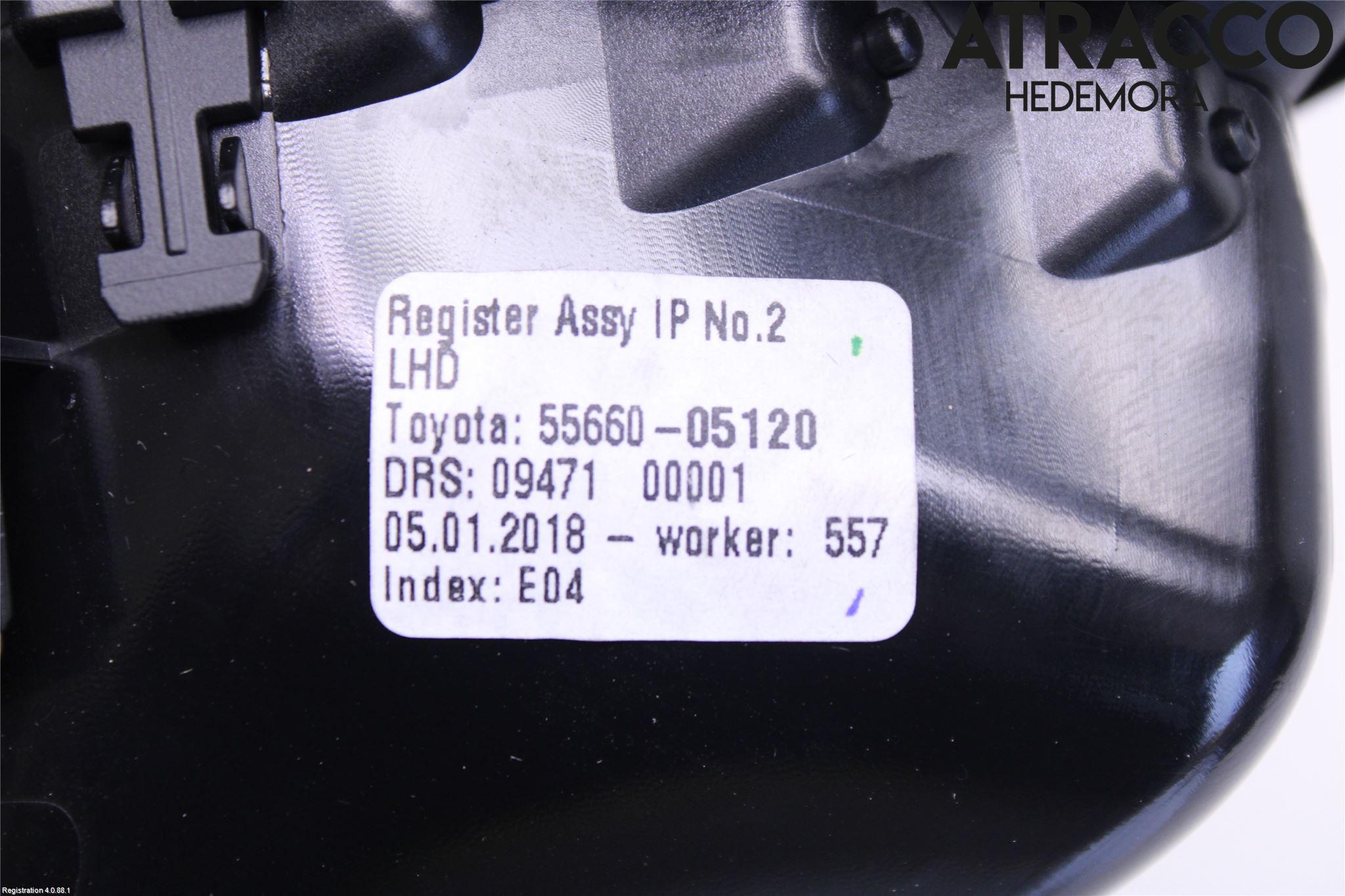 Toyota AVENSIS 16-18 Dashbord Kanal - Dyse