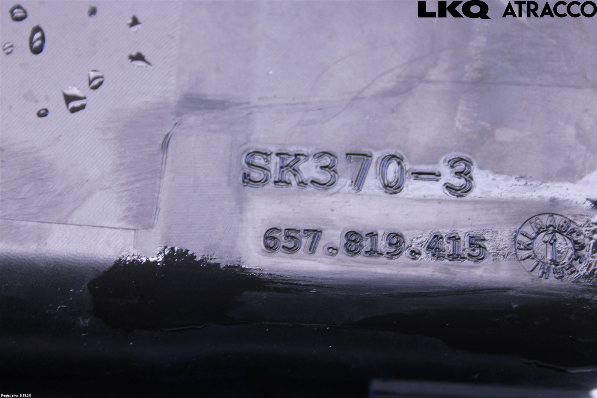 Skoda SCALA 19- Visker Deksel-Grill-Under Frr