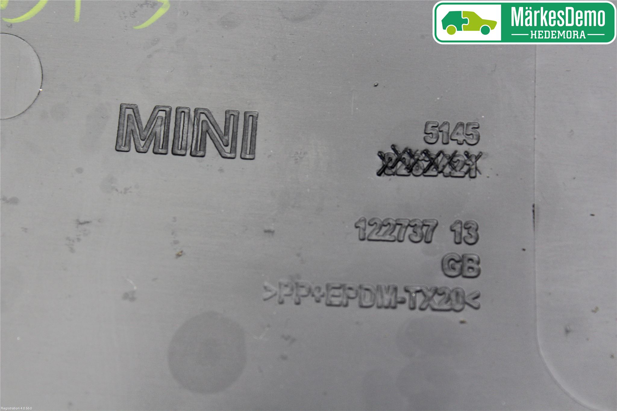 Mini ONE/COOPER 3DR F56 14-24 Innr Dashbord Sparkeplate