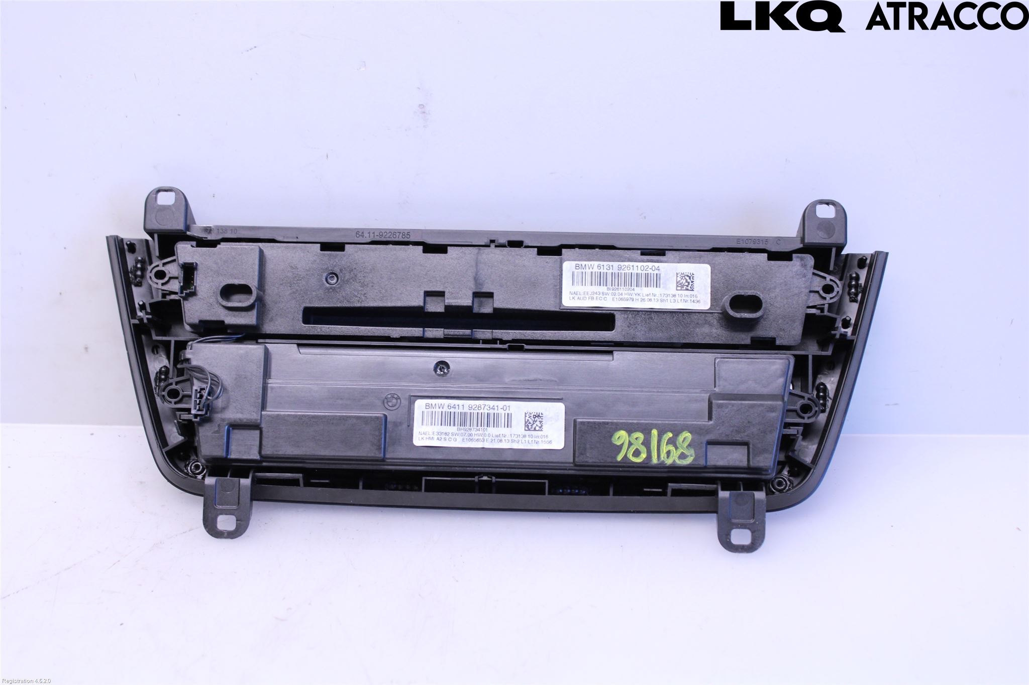 BMW 4 F32/F33/F82/F83 13-20 Varme Ac Betjening-Display