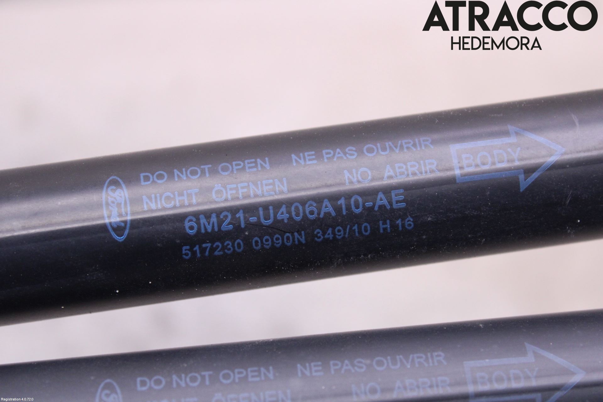 Ford GALAXY 06-15 Bakluke Demper-Gassfjær