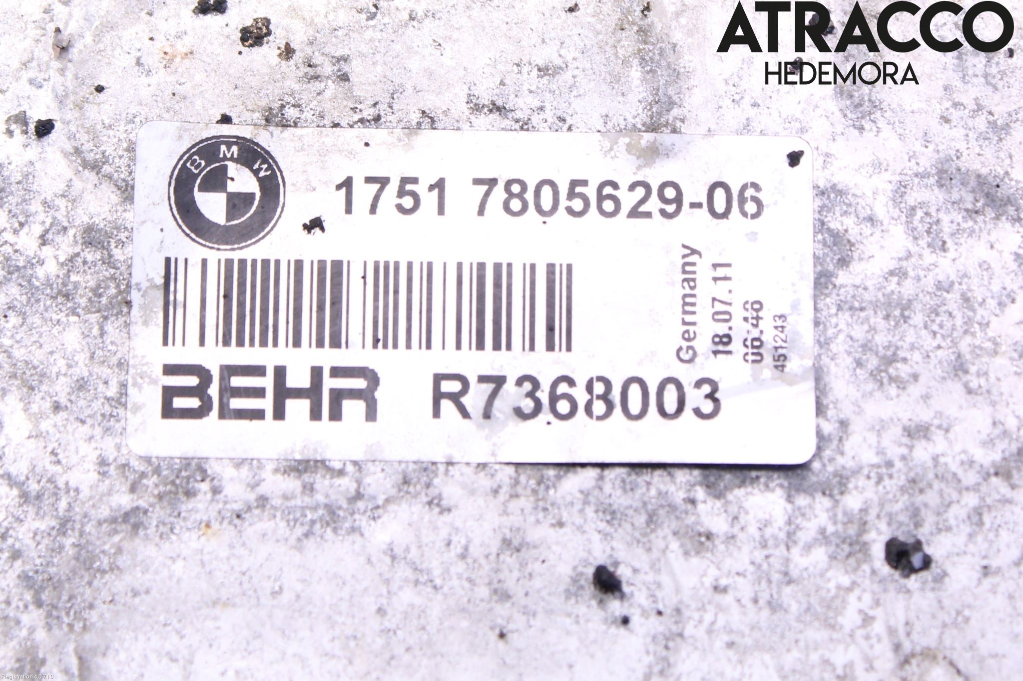 BMW 5 F10/F11/F18 09-17 Radiator Automat