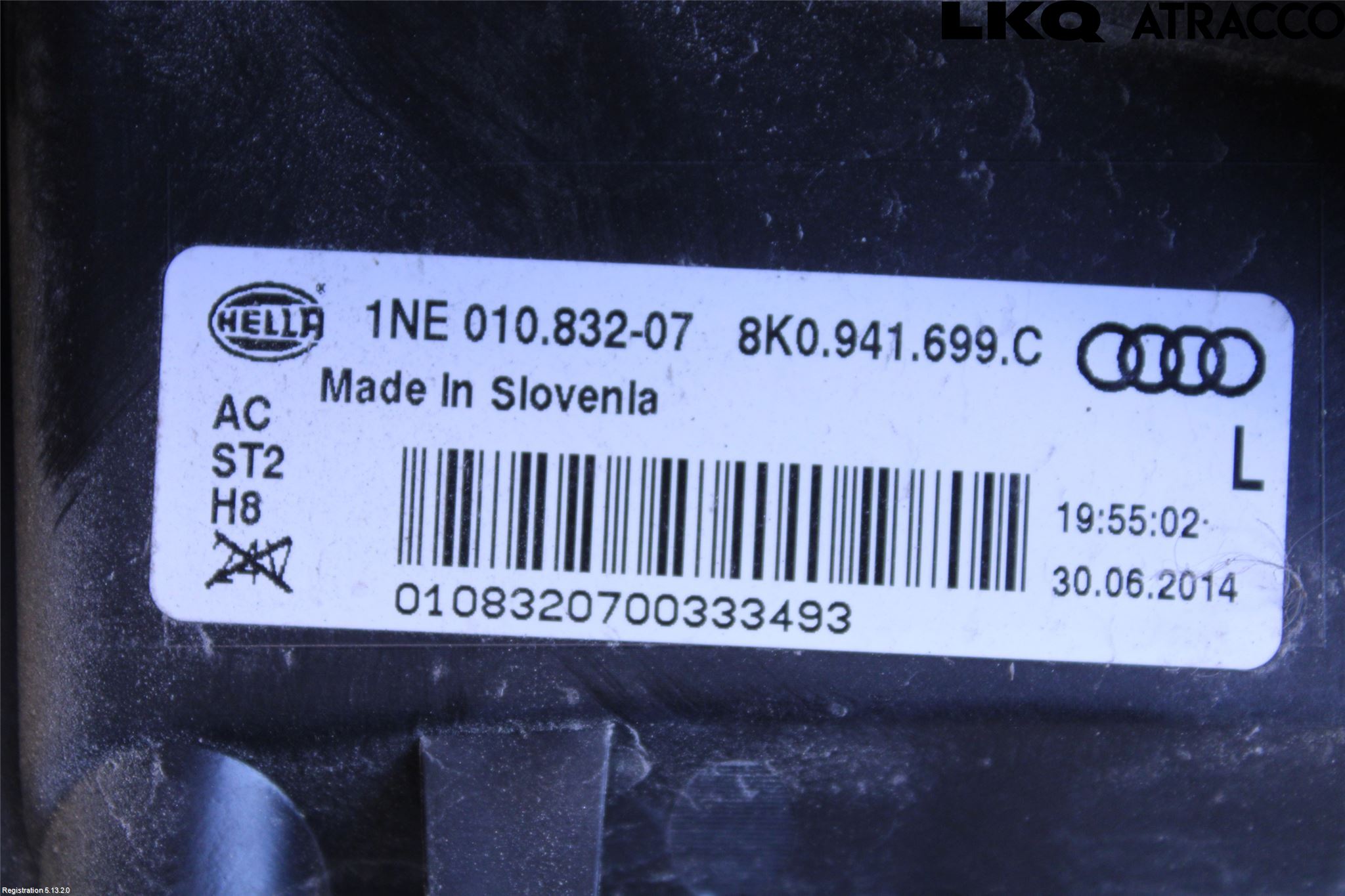 Audi A4/S4 08-11 Frontlykt-Kurve-Tåkelys