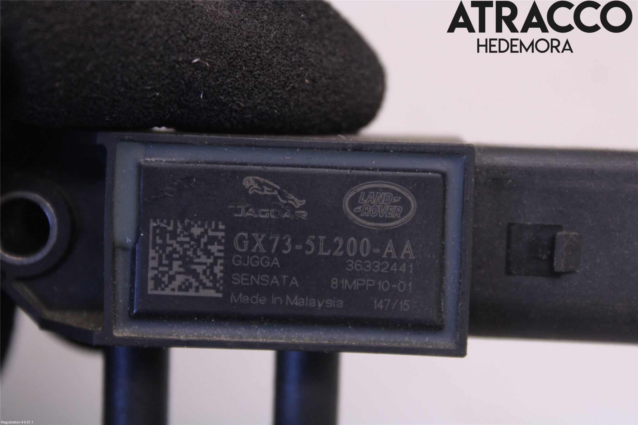 Jaguar XE (X760) 15-24 Sensor Temp-Trykk Avgass