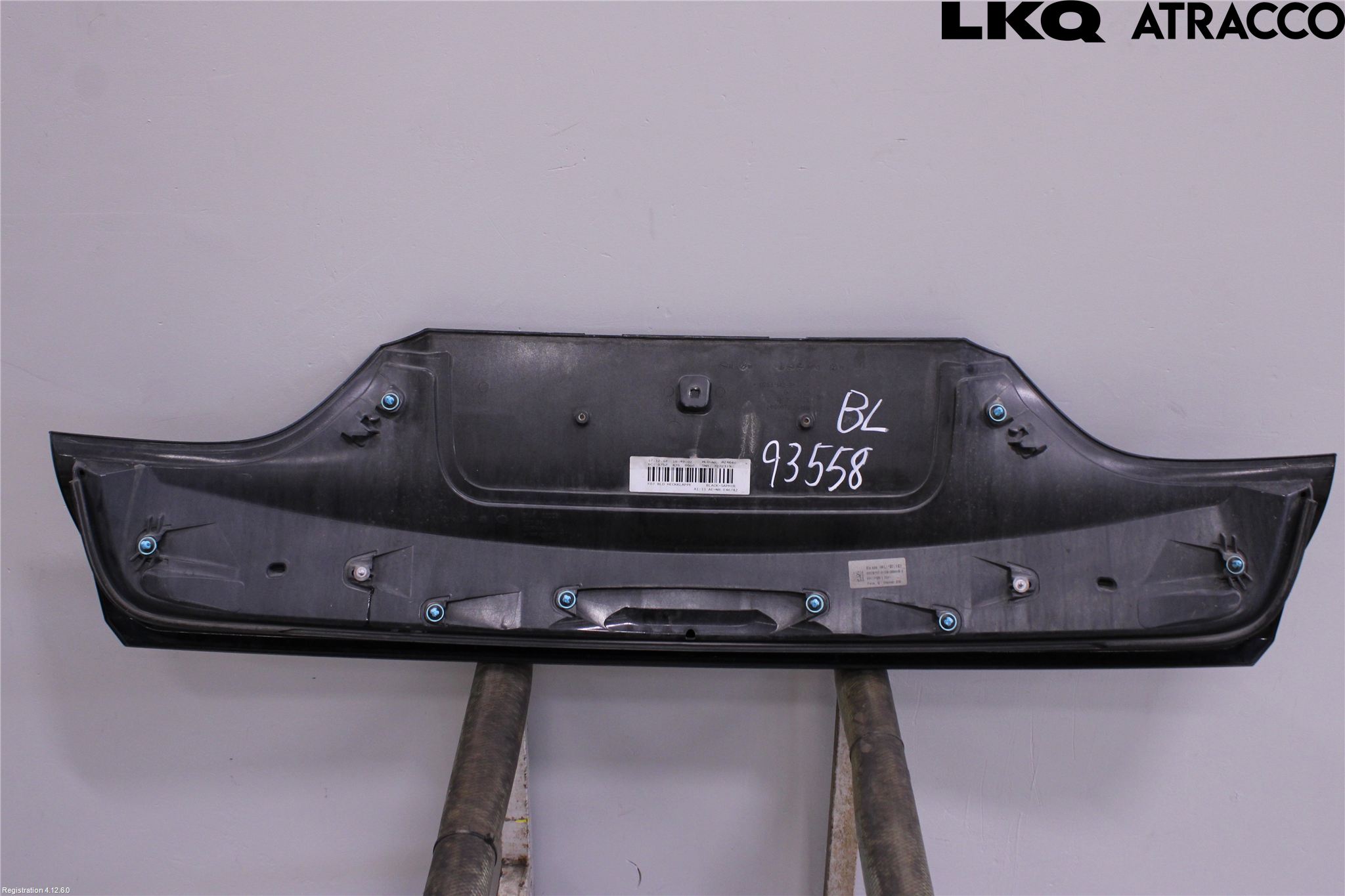 BMW 5 GT F07 09-17 Refleksplate - Skiltplate