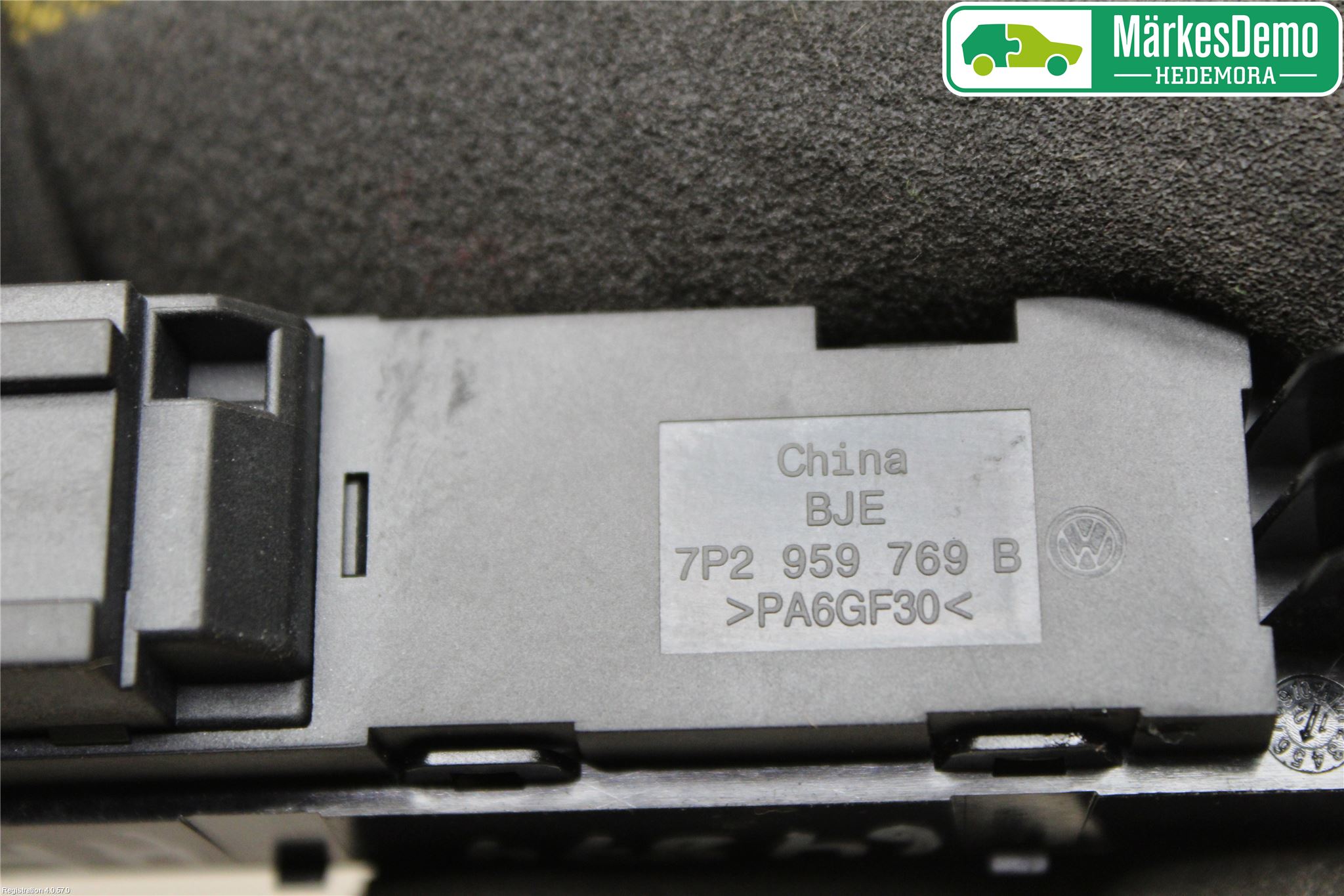 Volkswagen VW TOUAREG 7P 11-18 Bryter Seteminne
