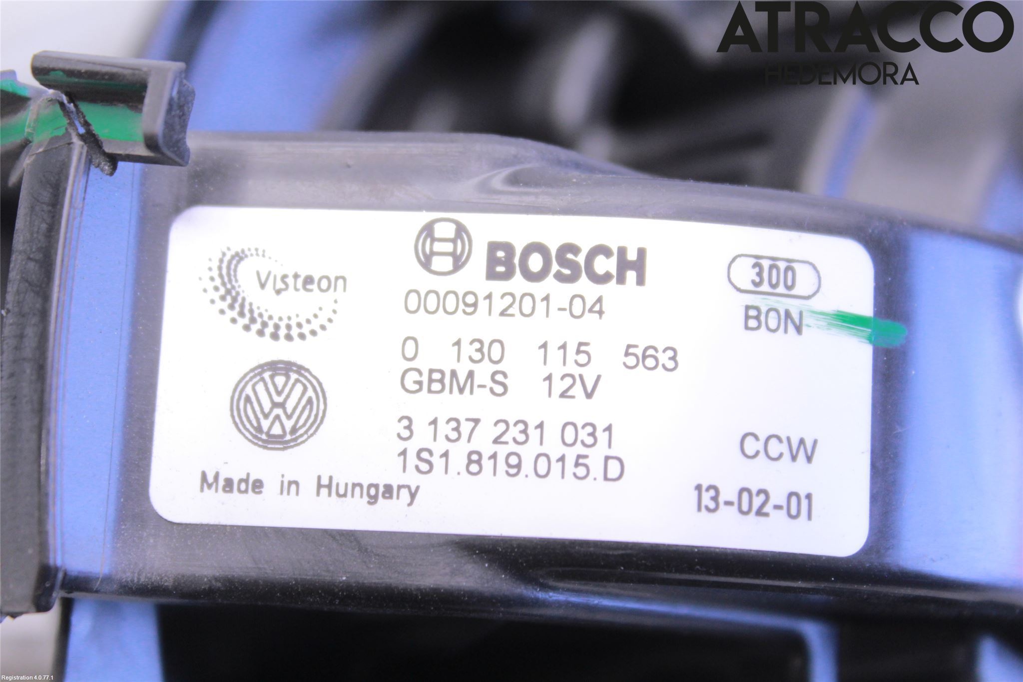 Skoda CITIGO / CITIGO E IV Varme Ac Varmeapparatvifte