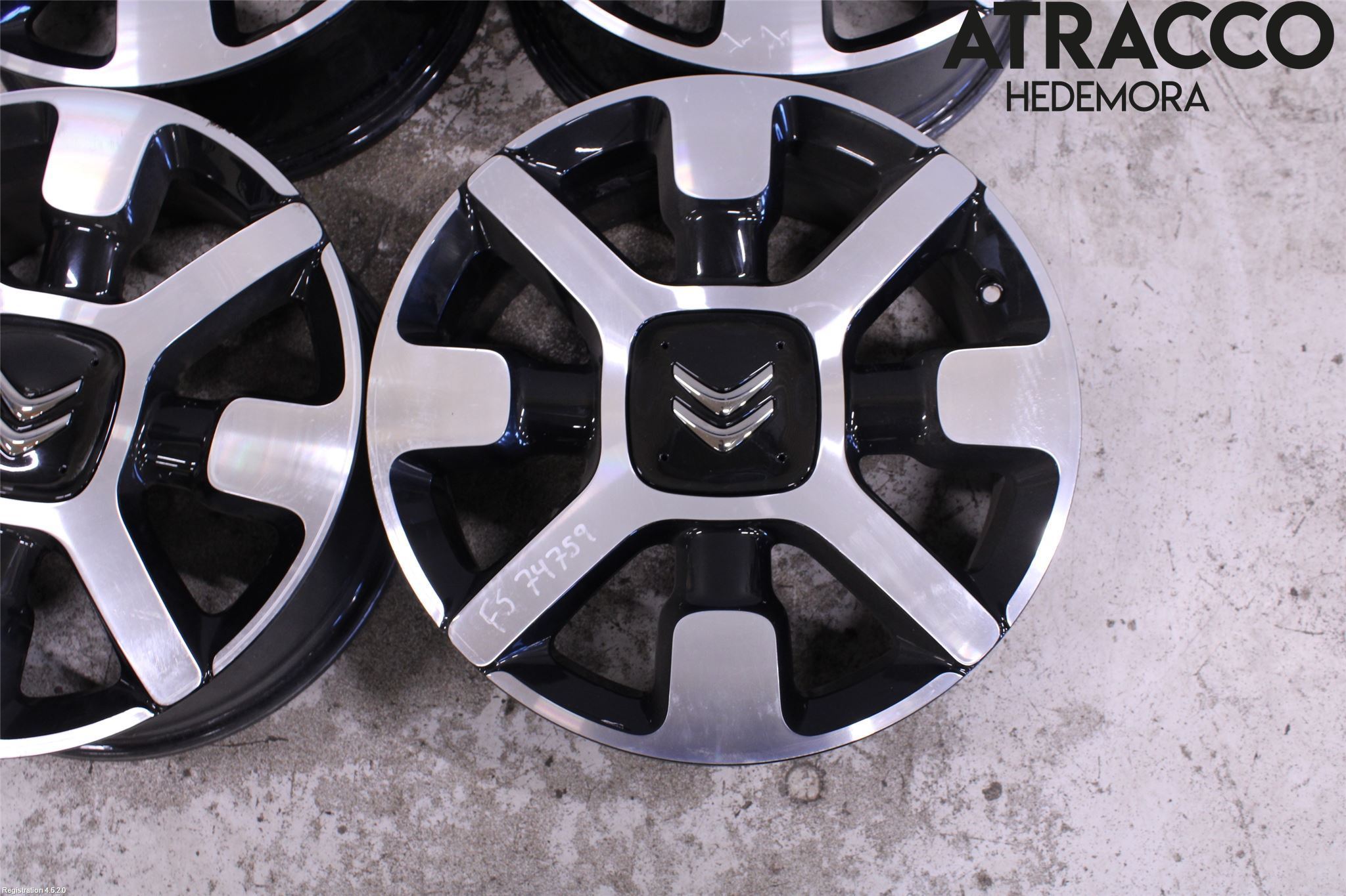 Citroen C4 CACTUS 14-20 Felg Aluminium Sett 4Stk