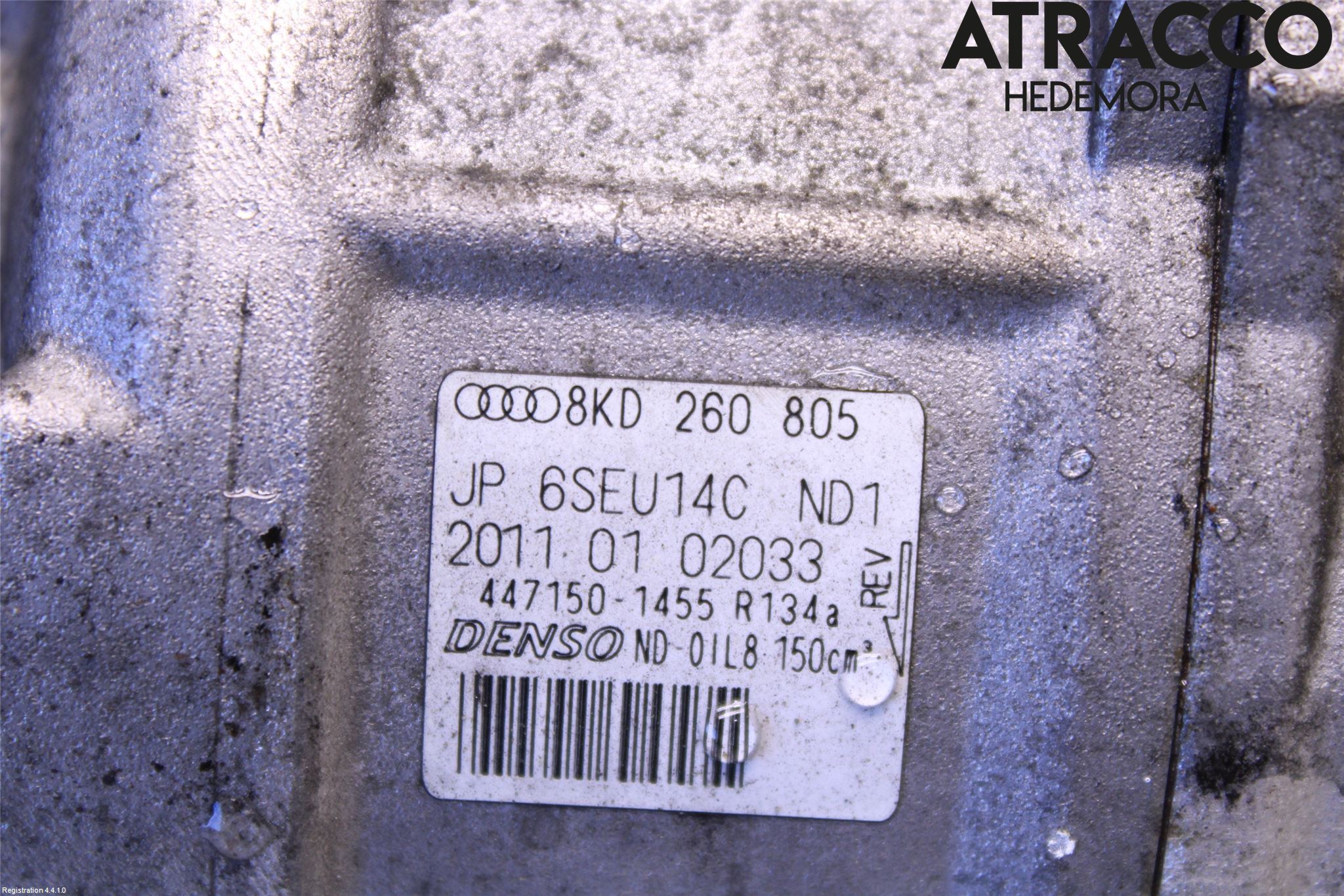 Audi A4/S4 08-11 Varme Ac Kompressor
