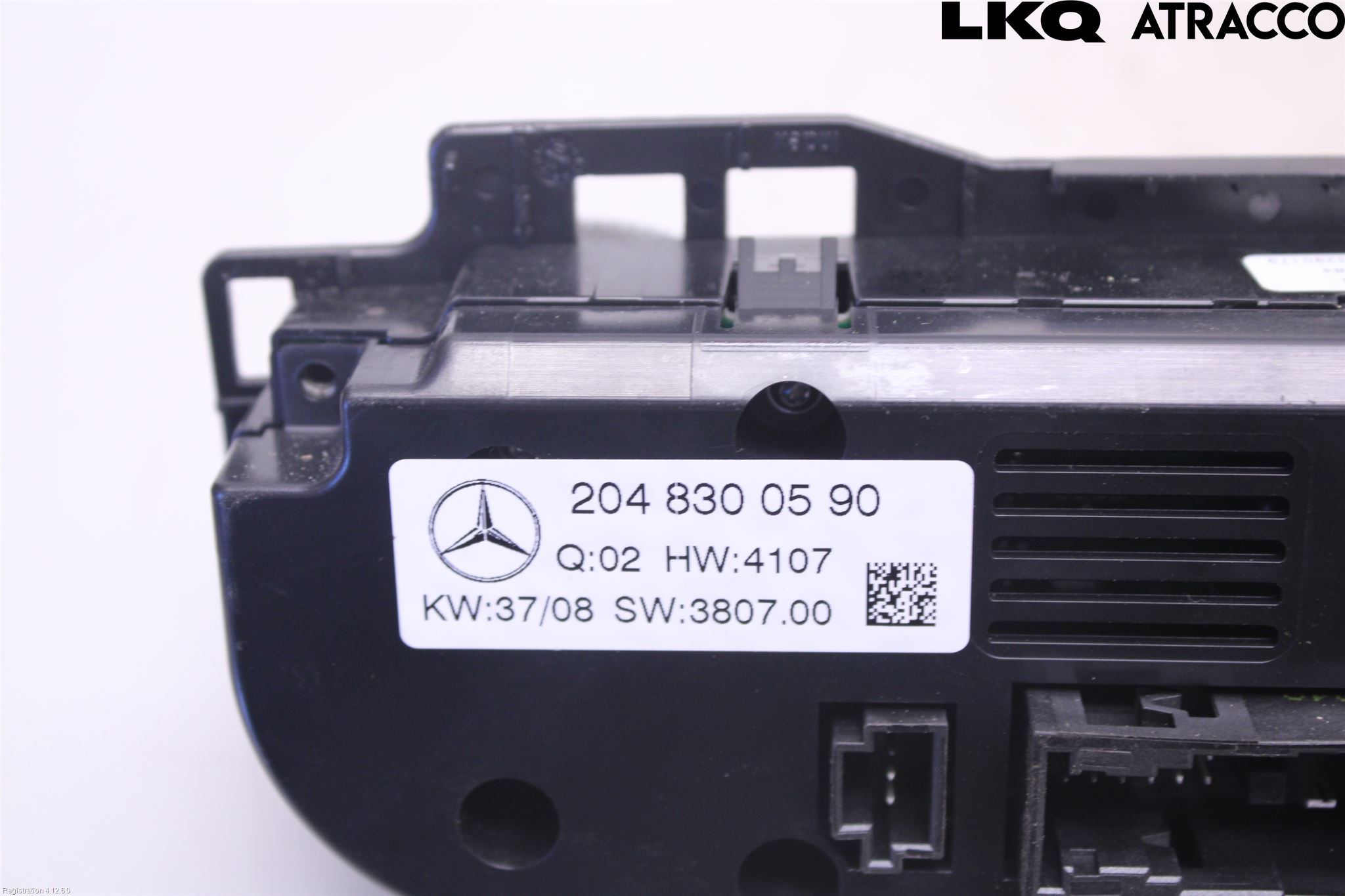 Mercedes-Benz MB C-KLASS (W204) 07-15 Varme Ac Betjening-Display