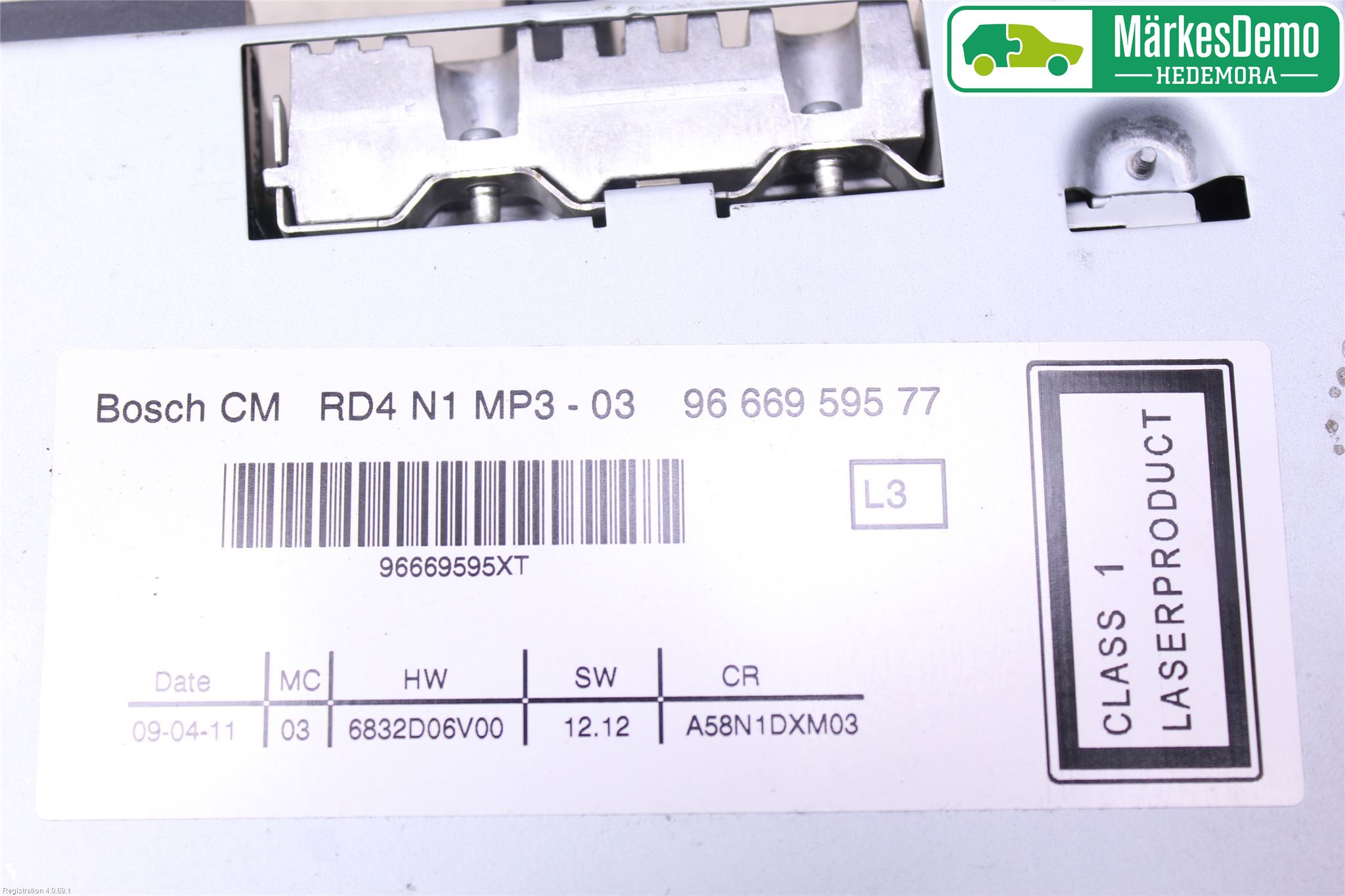 Peugeot 3008 09-16 Stereo Radio Med Cd