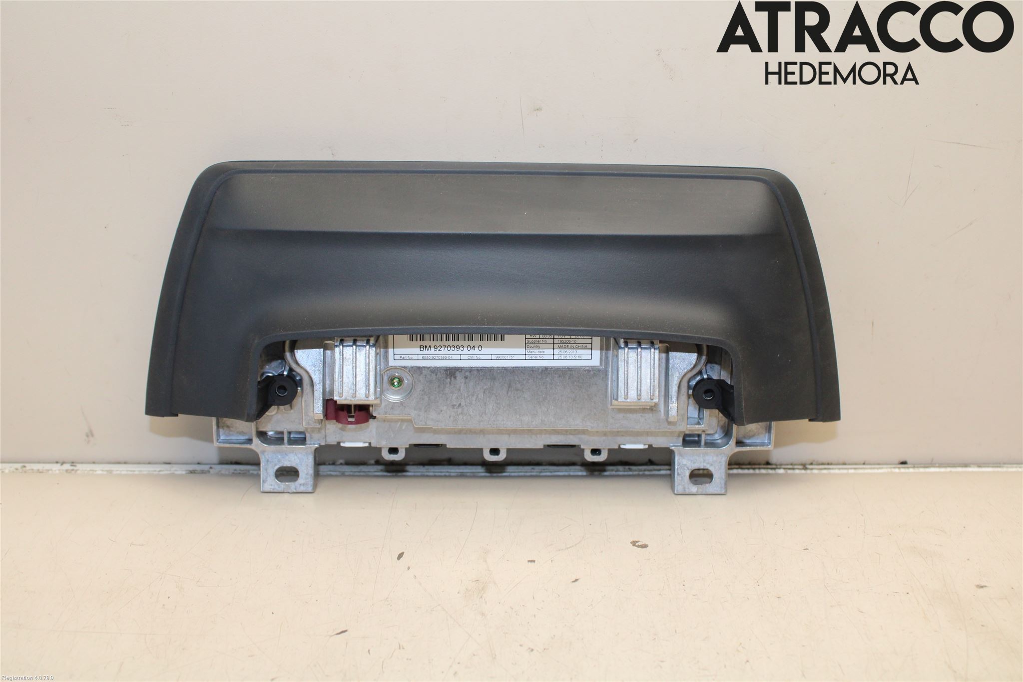BMW 3 F30/F31/F80 12-19 Instr Skjerm Dvd-Gps-Ac-Tlf
