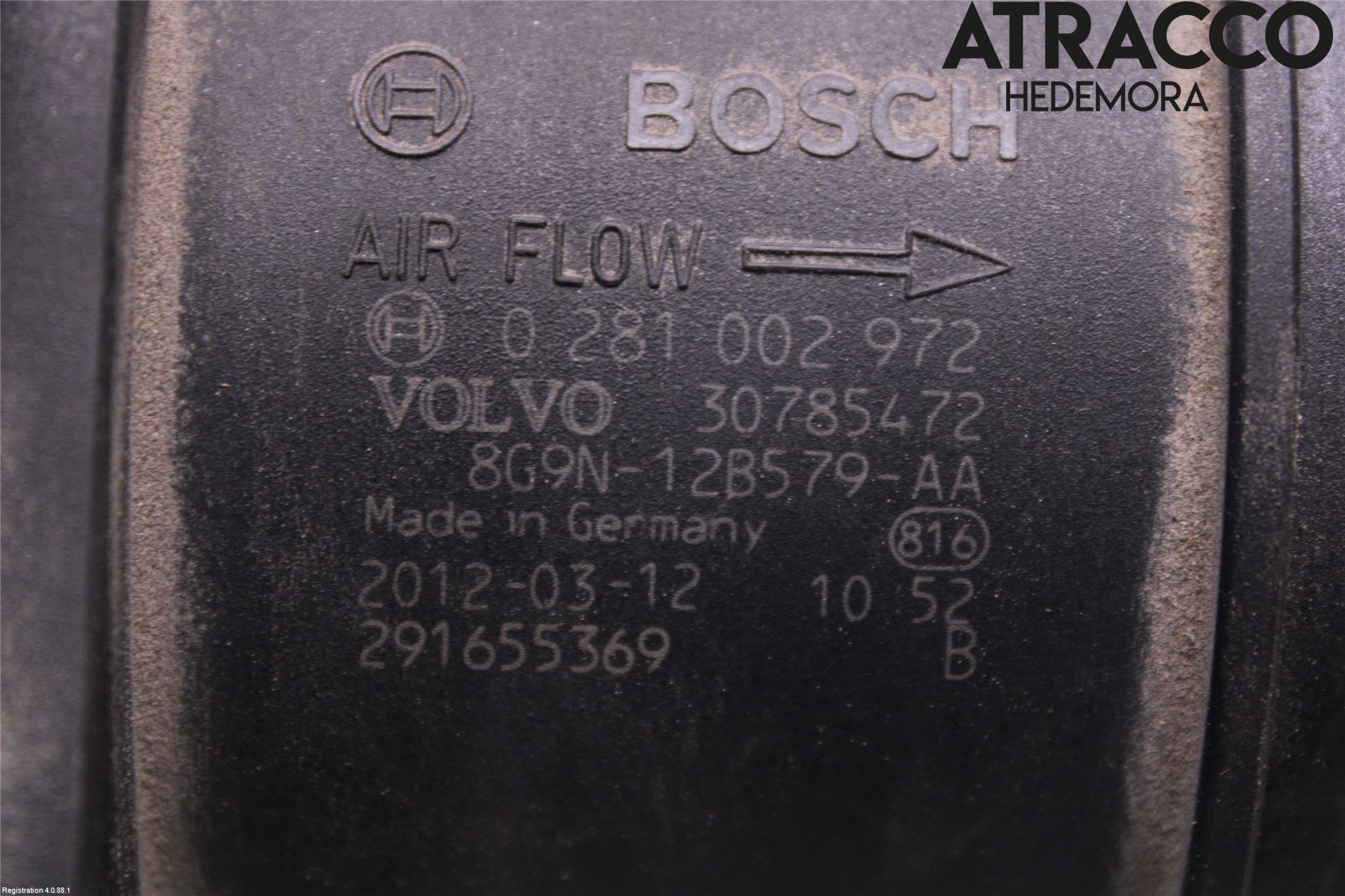 Volvo XC70 08-13 Inns Luftmassemåler