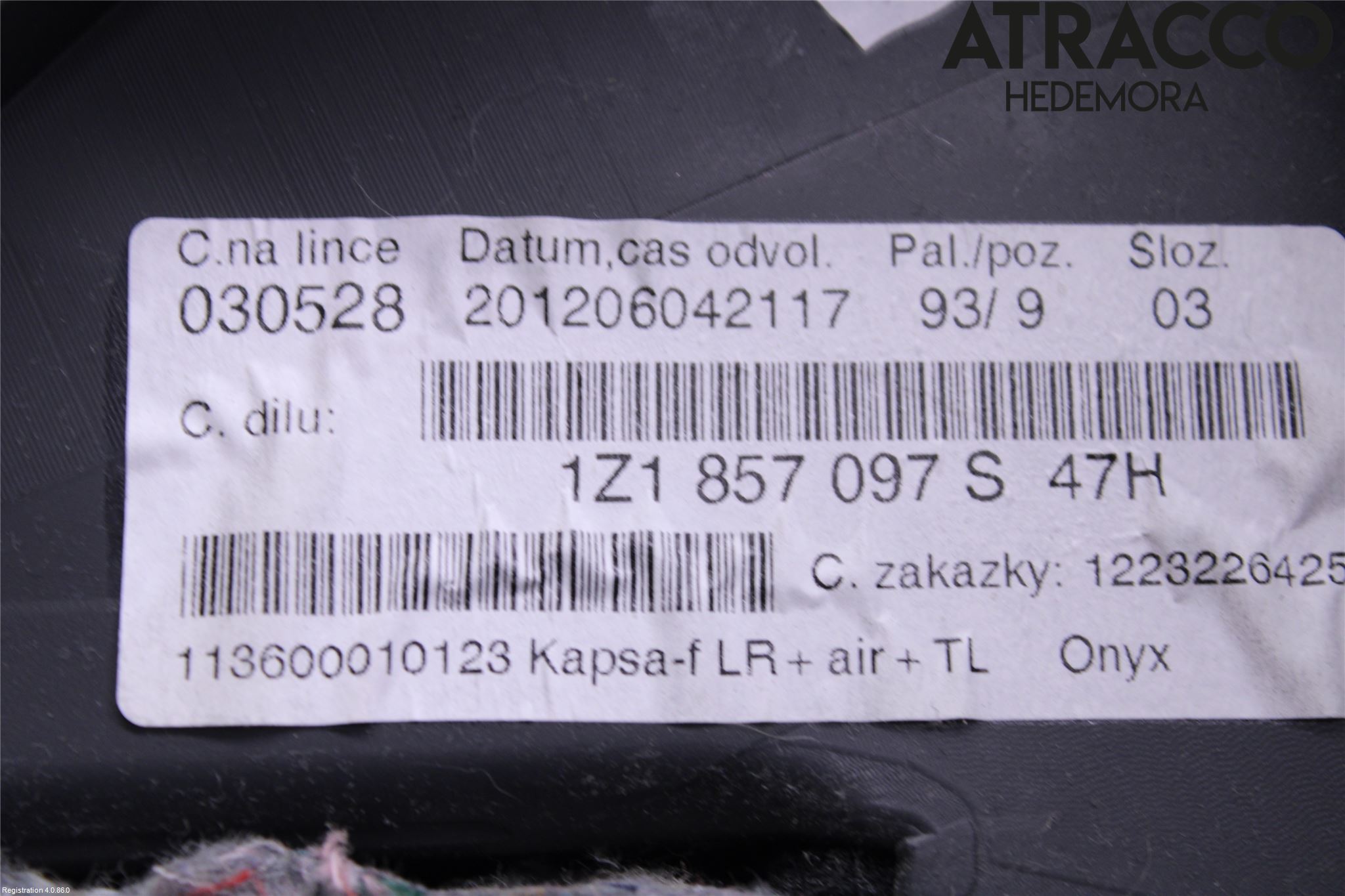 Skoda OCTAVIA (1Z) 05-13 Innr Hanskerom