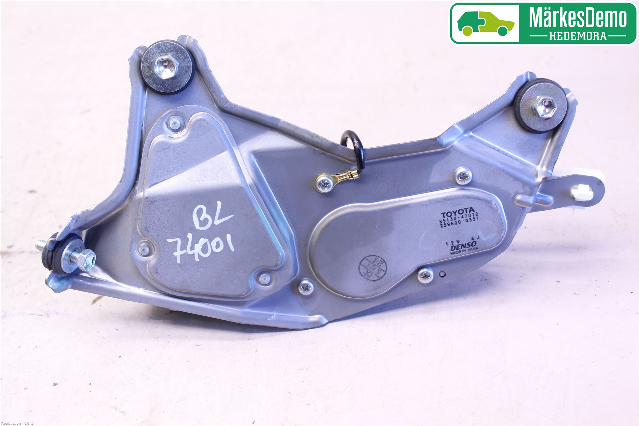 Toyota PRIUS NWH20 04-08 Viskermotor Bakluke