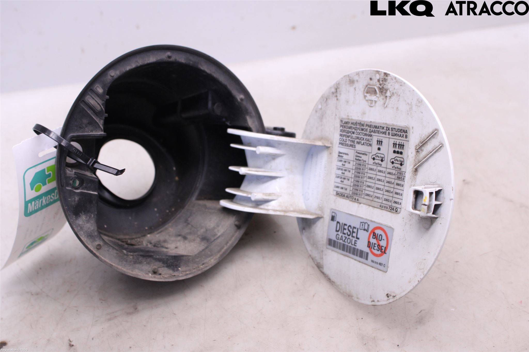 Skoda YETI Drivstoff Tankluke