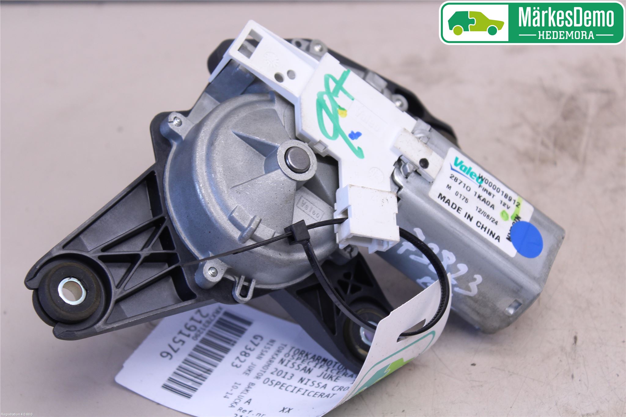 Nissan JUKE 10-14 Viskermotor Bakluke