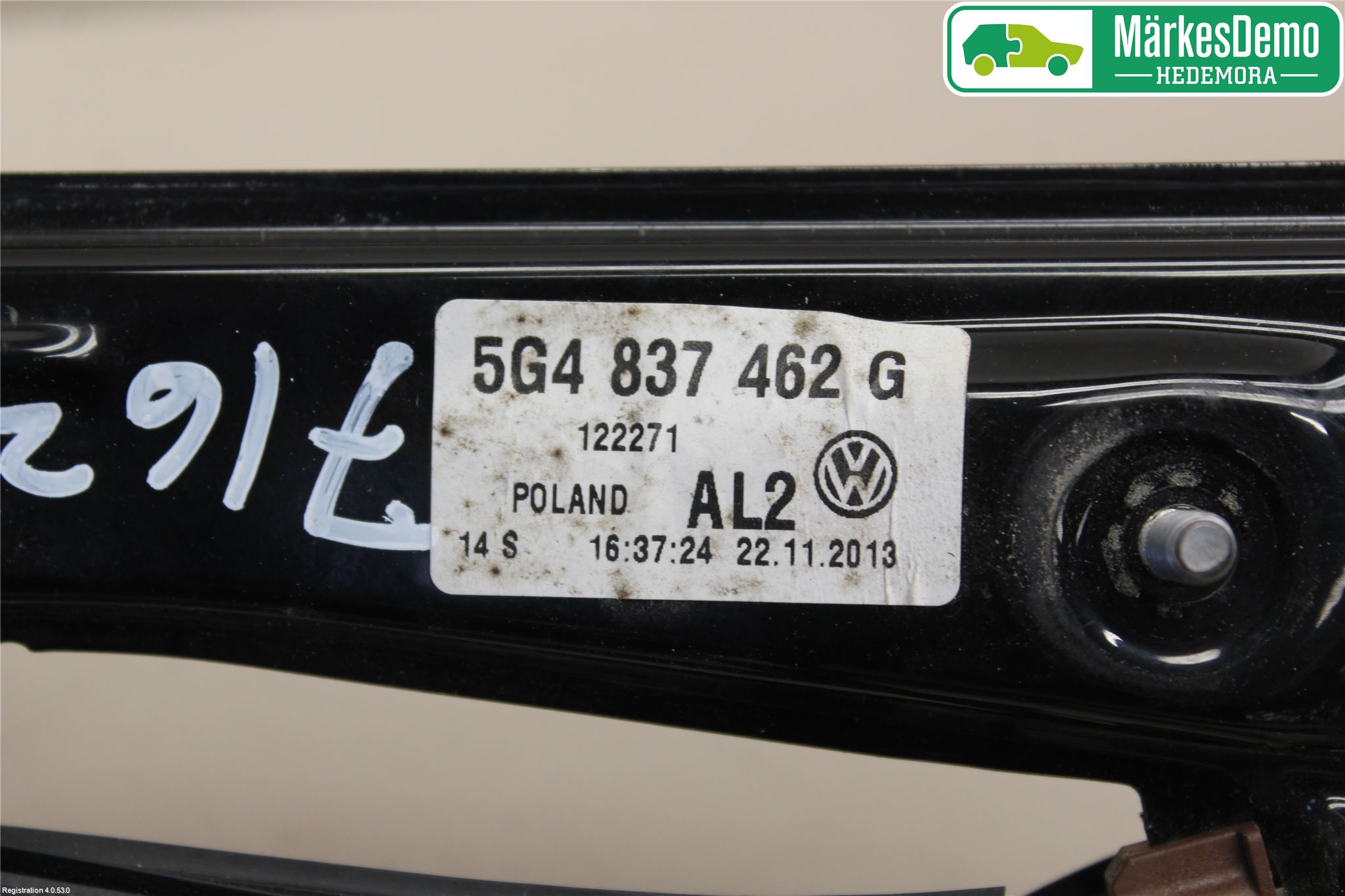 Volkswagen VW GOLF / E-GOLF VII 13-20 Vindusheis El Komp