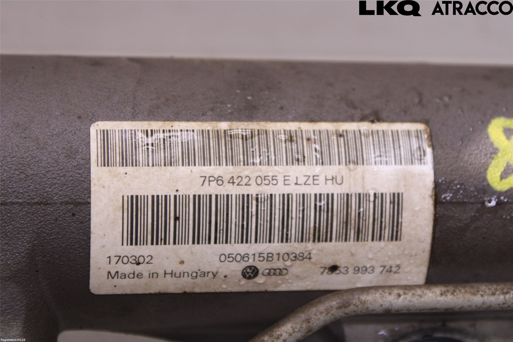 Volkswagen VW TOUAREG 7P 11-18 Servo Snekke - Tannstang