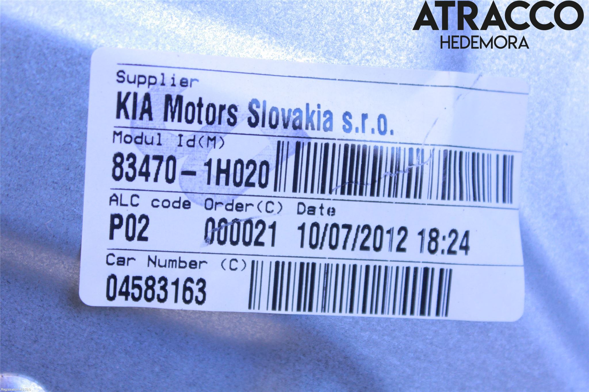 Kia CEED 06-12 Vindusheis El Komp