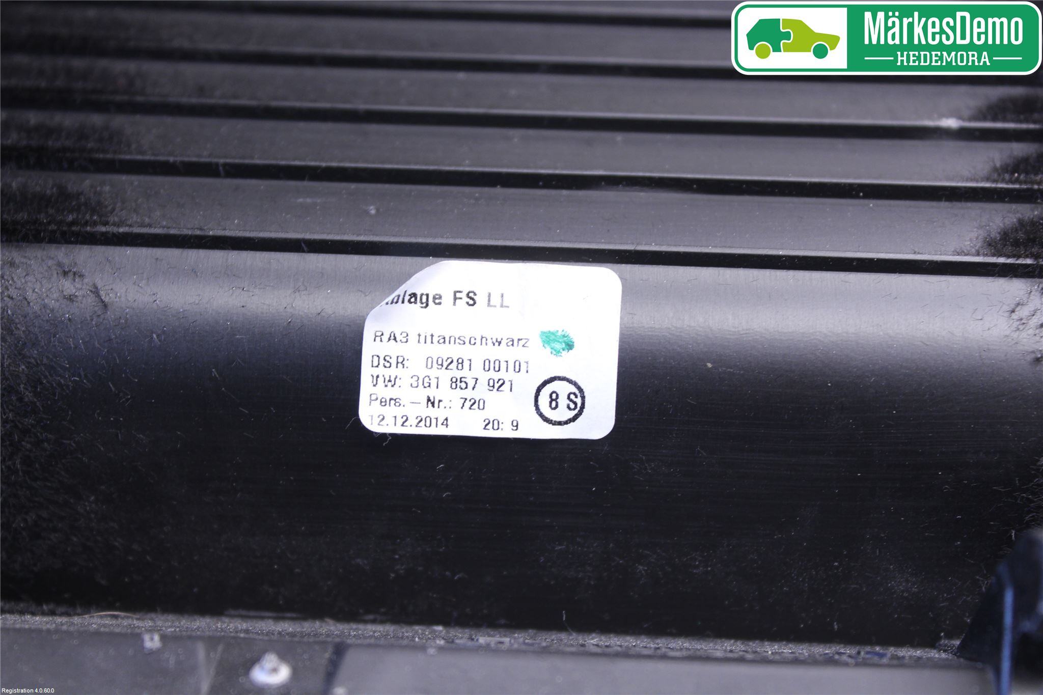 Volkswagen VW PASSAT 15-19 Innr Oppbevaringsrom