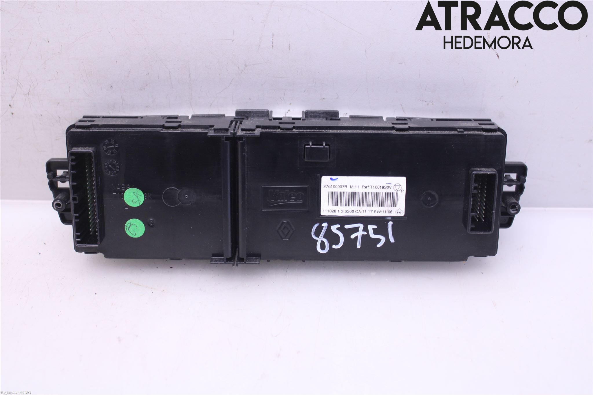 Renault MEGANE III 09-15 Varme Ac Betjening-Display
