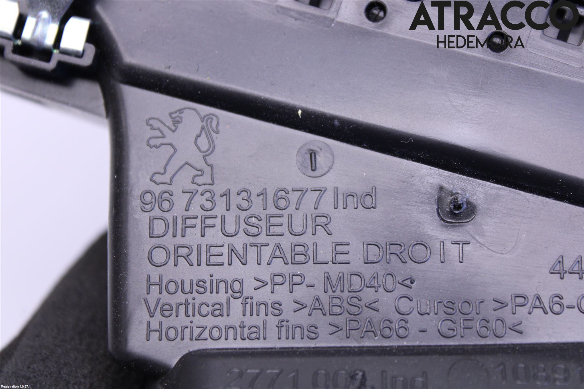 Peugeot 2008 13-20 Dashbord Kanal - Dyse