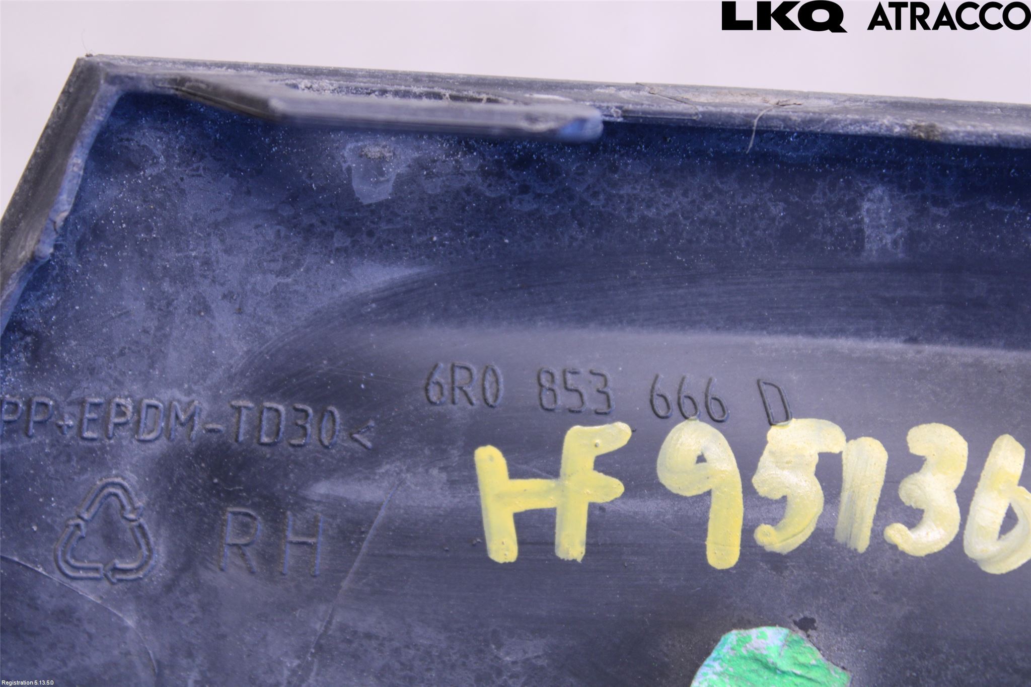 Volkswagen VW POLO 10-17 Frontlykt Kurve-Tåkelys Ramme