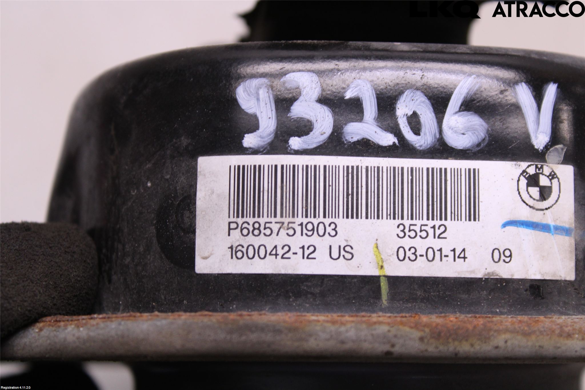 BMW X5 F15 13-18 Motor Feste Stål-Alu