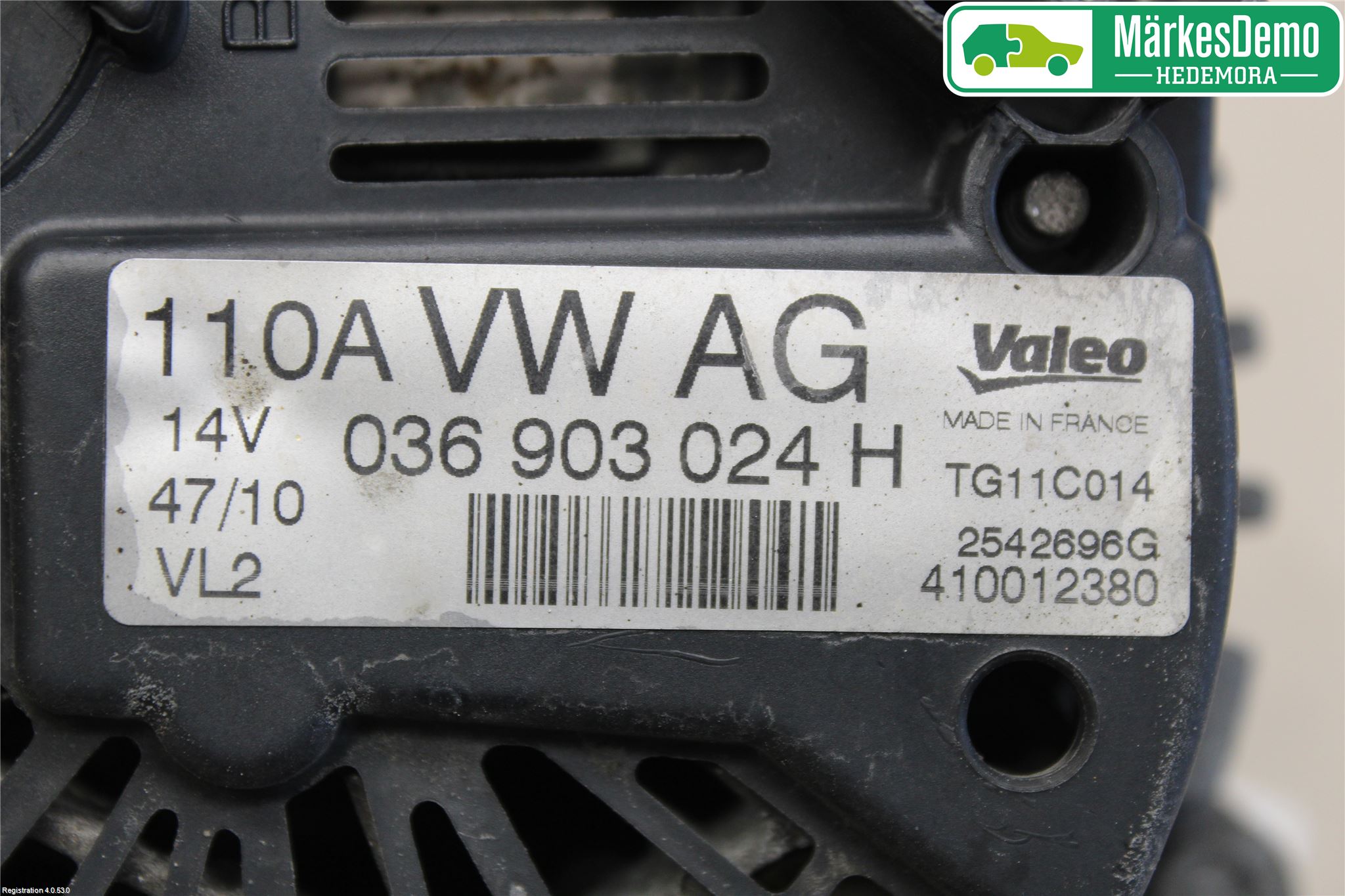 Volkswagen VW POLO 10-17 Dynamo