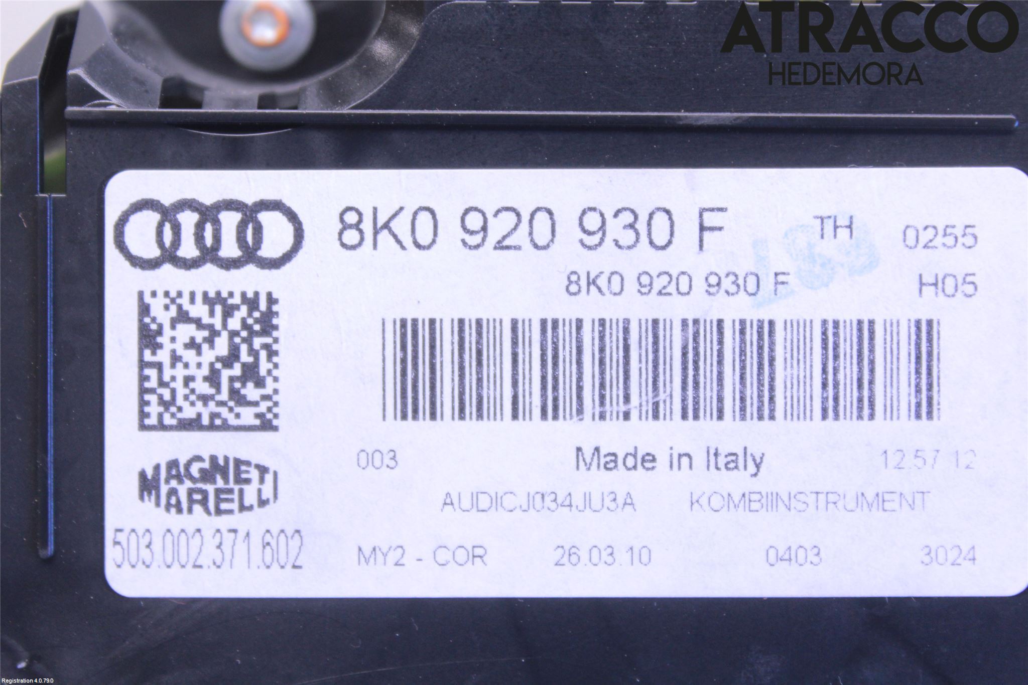 Audi A4/S4 08-11 Instr Kombinert