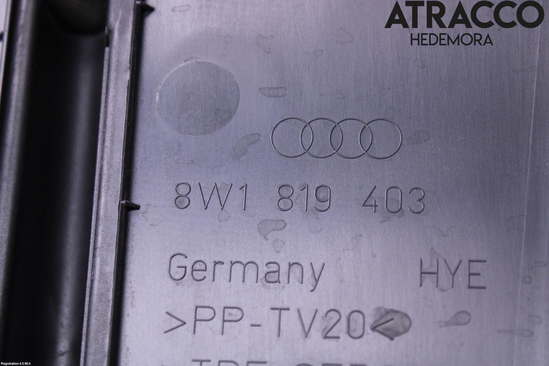 Audi A5 17- Visker Deksel-Grill-Under Frr